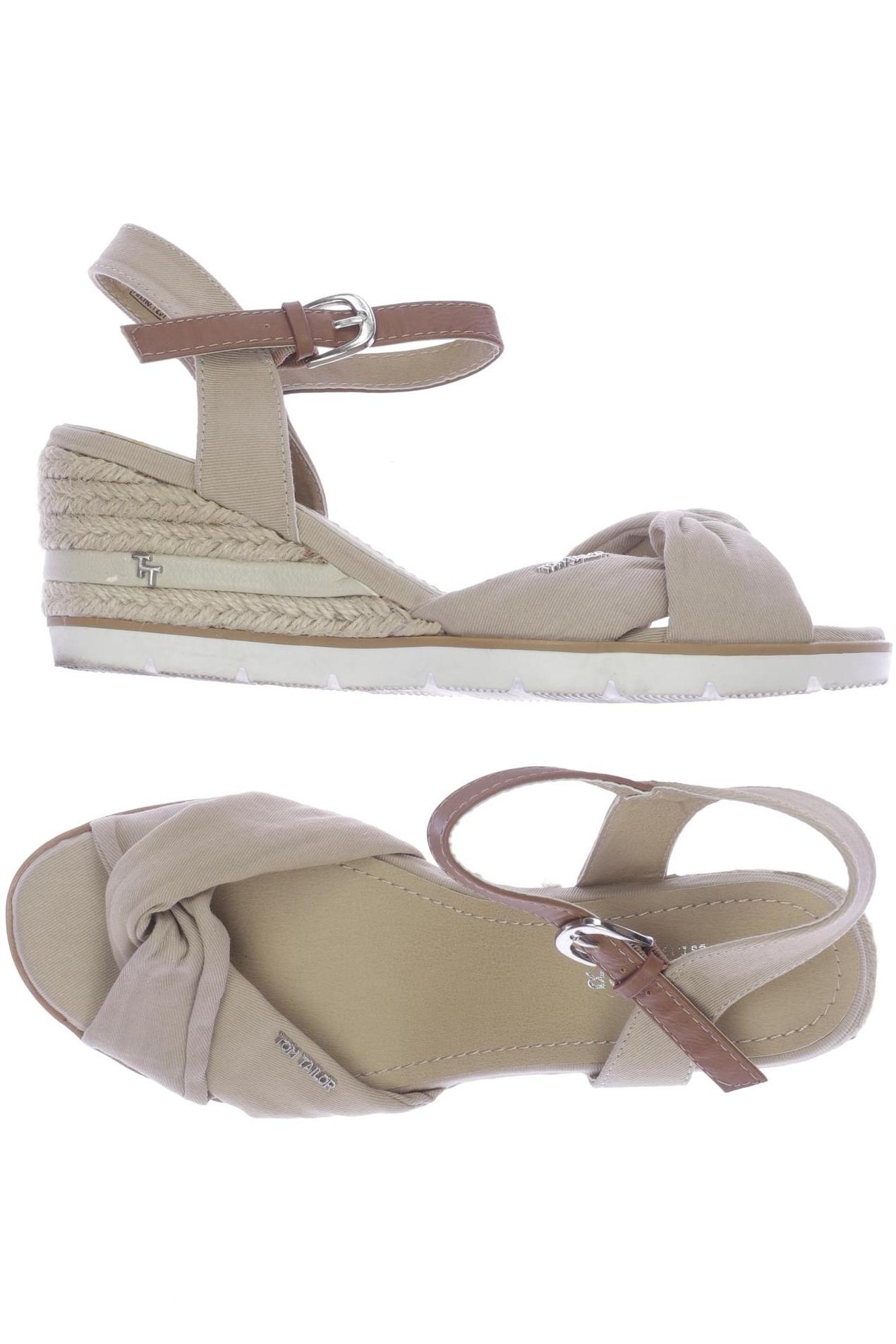 

Tom Tailor Damen Sandale, beige