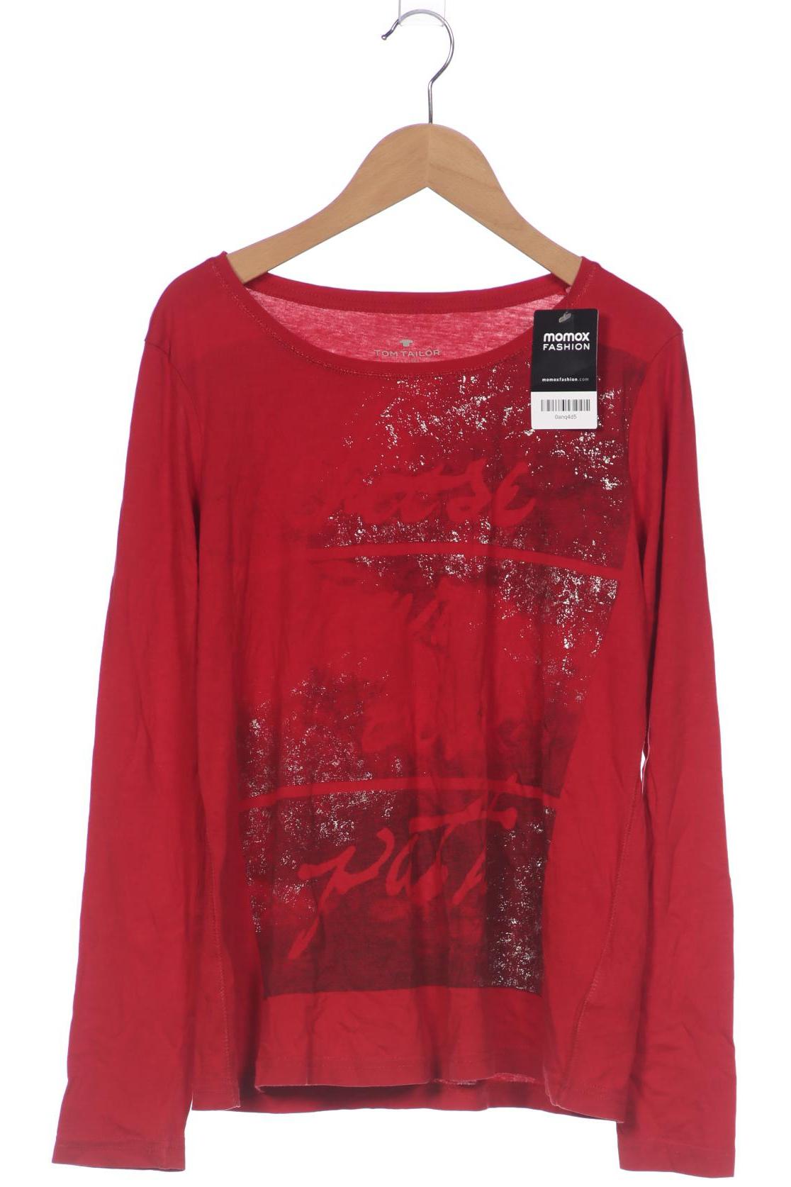 

Tom Tailor Damen Langarmshirt, rot, Gr. 36