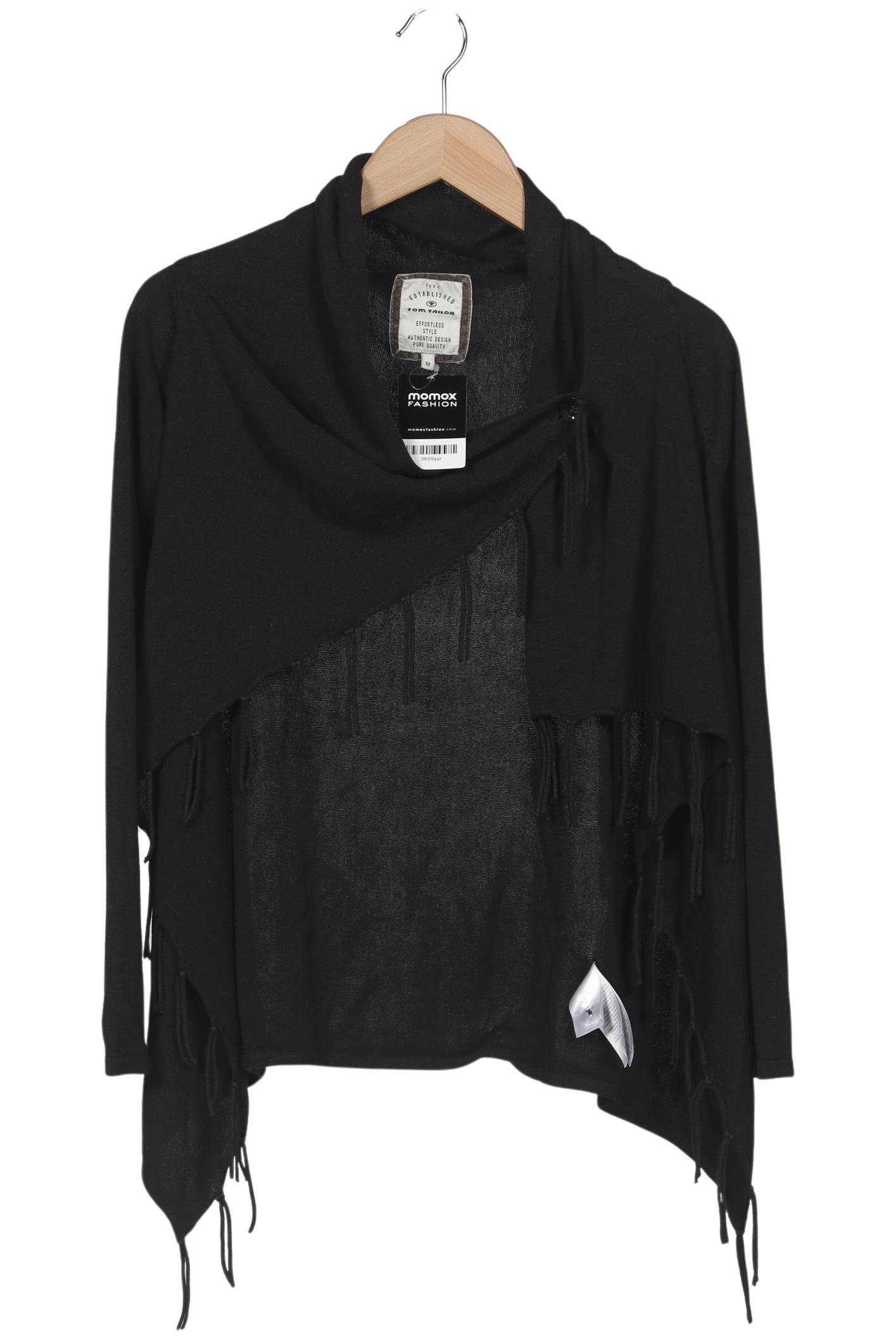 

Tom Tailor Damen Strickjacke, schwarz, Gr. 38