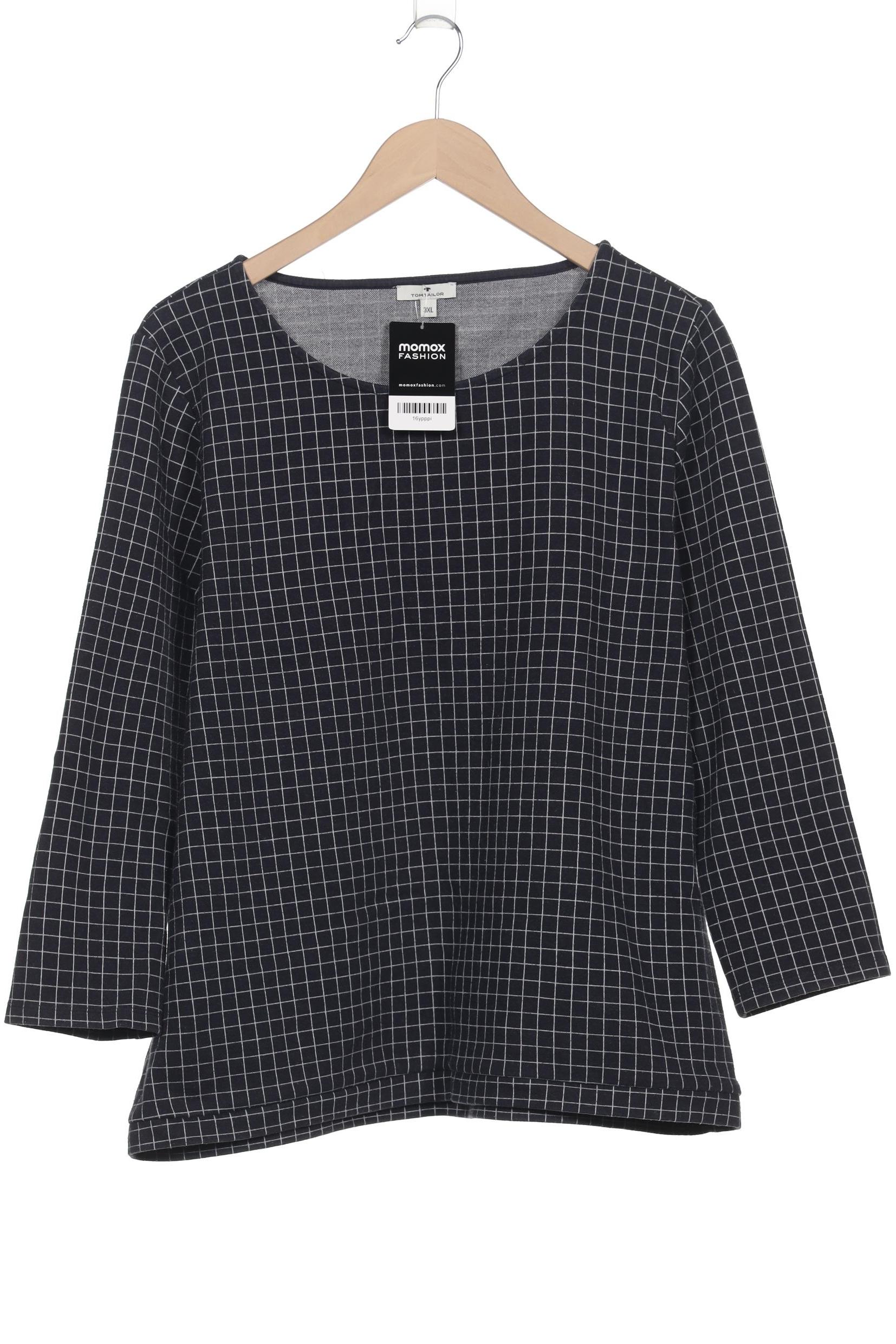 

Tom Tailor Damen Langarmshirt, marineblau, Gr. 48