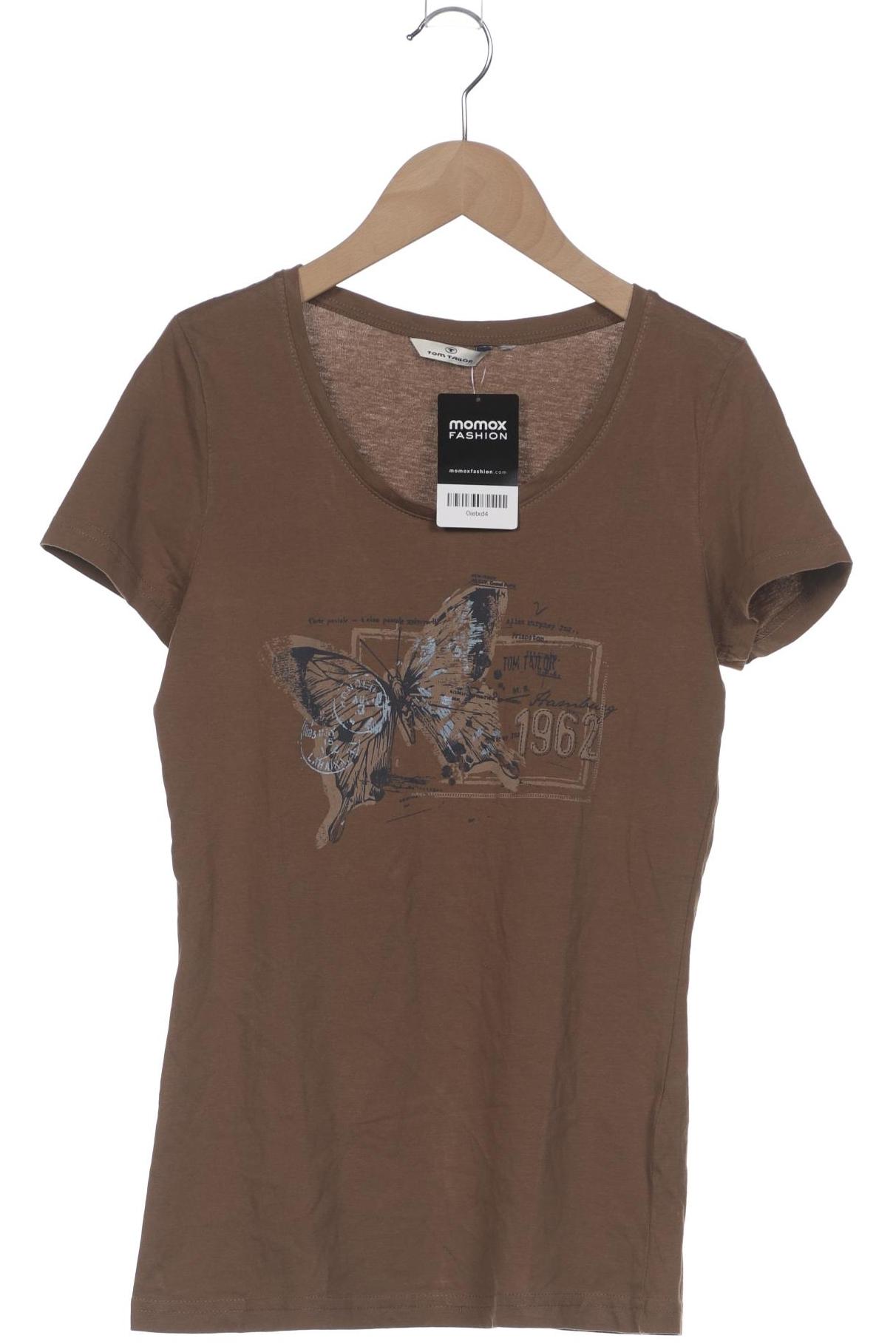 

Tom Tailor Damen T-Shirt, braun, Gr. 36