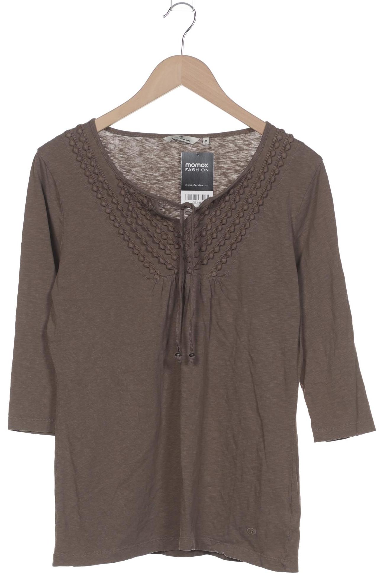 

Tom Tailor Damen Langarmshirt, braun, Gr. 38