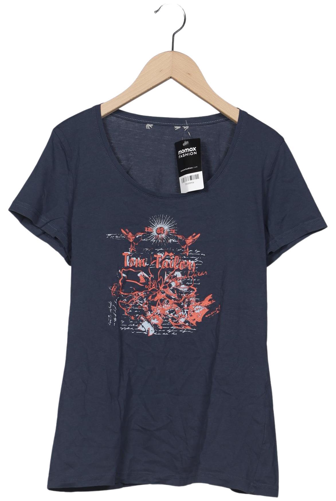 

Tom Tailor Damen T-Shirt, marineblau, Gr. 38