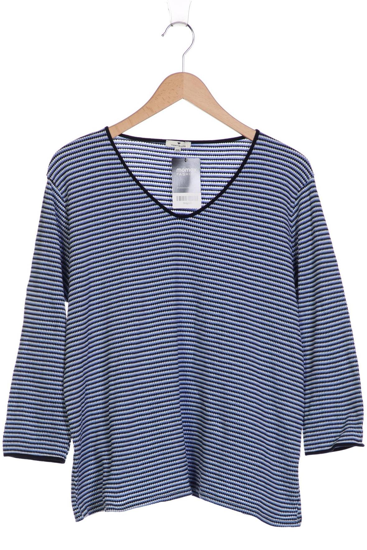 

Tom Tailor Damen Langarmshirt, blau, Gr. 46