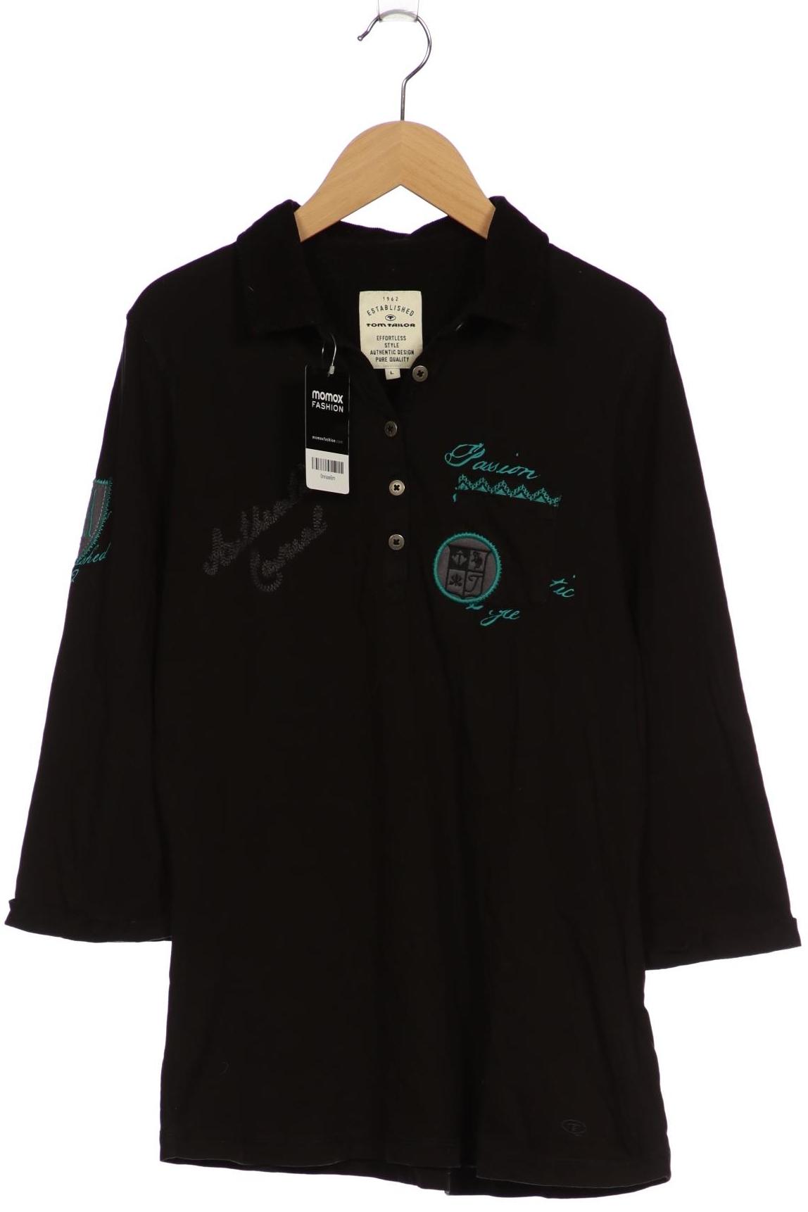 

Tom Tailor Damen Langarmshirt, schwarz, Gr. 42