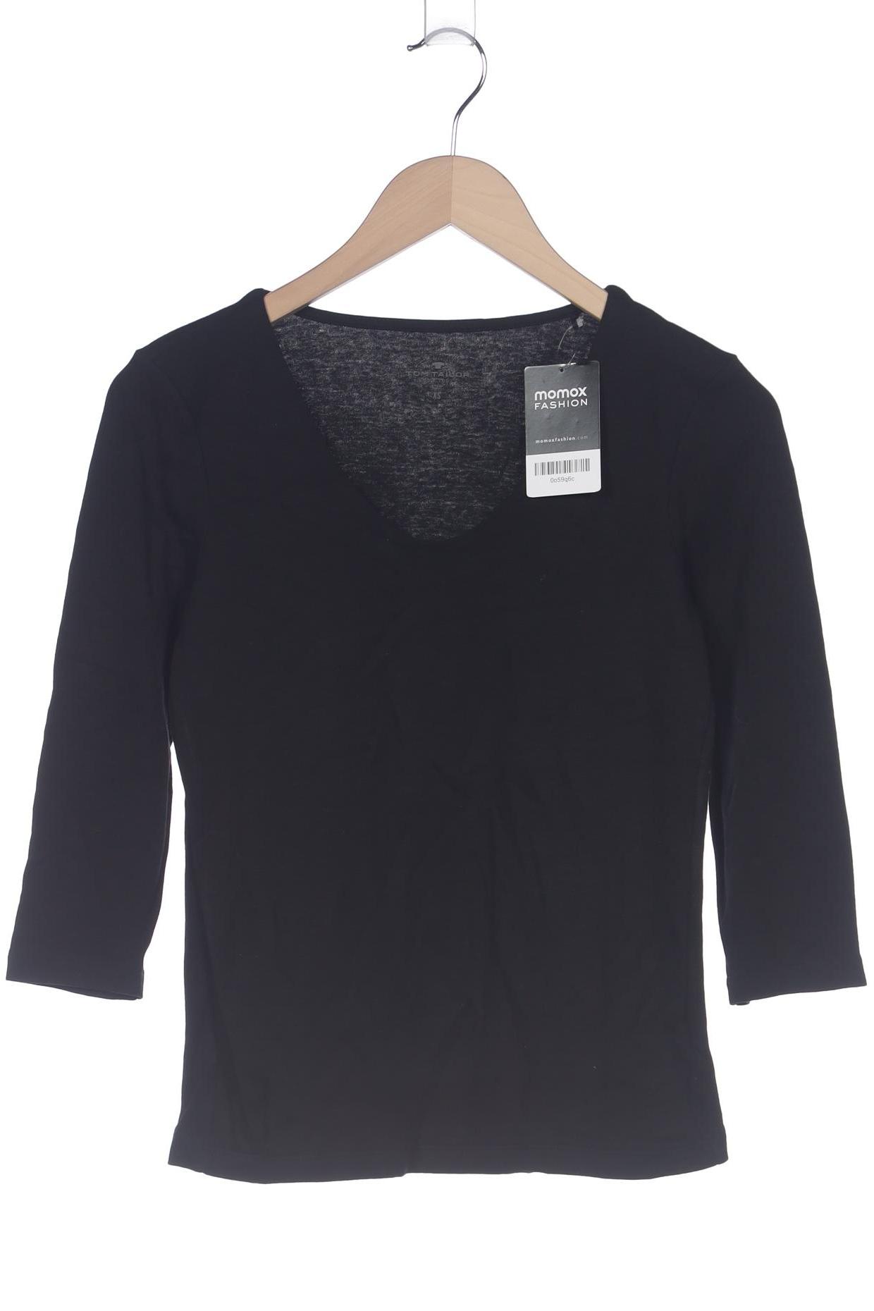 

Tom Tailor Damen Langarmshirt, schwarz, Gr. 34