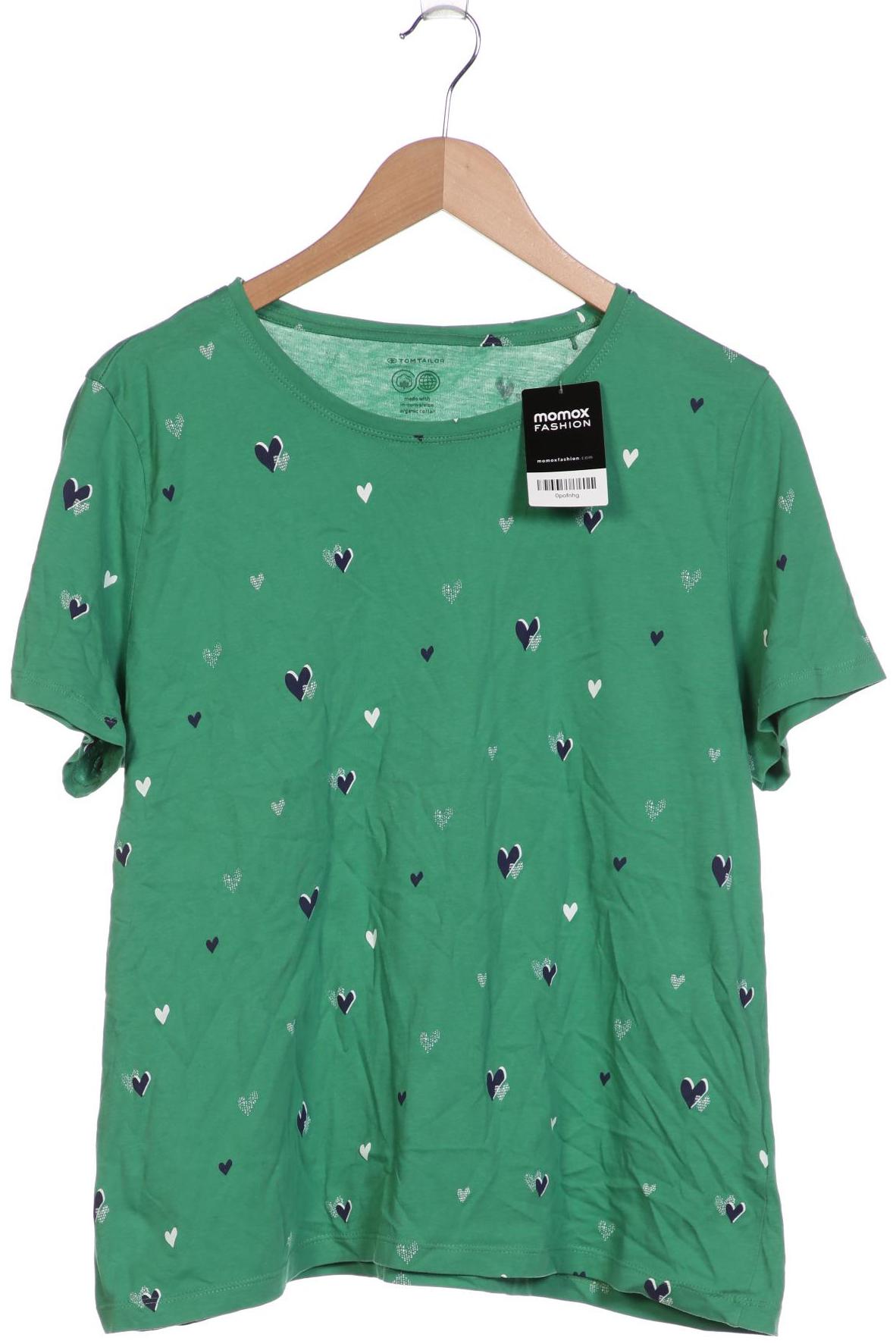 

Tom Tailor Damen T-Shirt, grün, Gr. 46