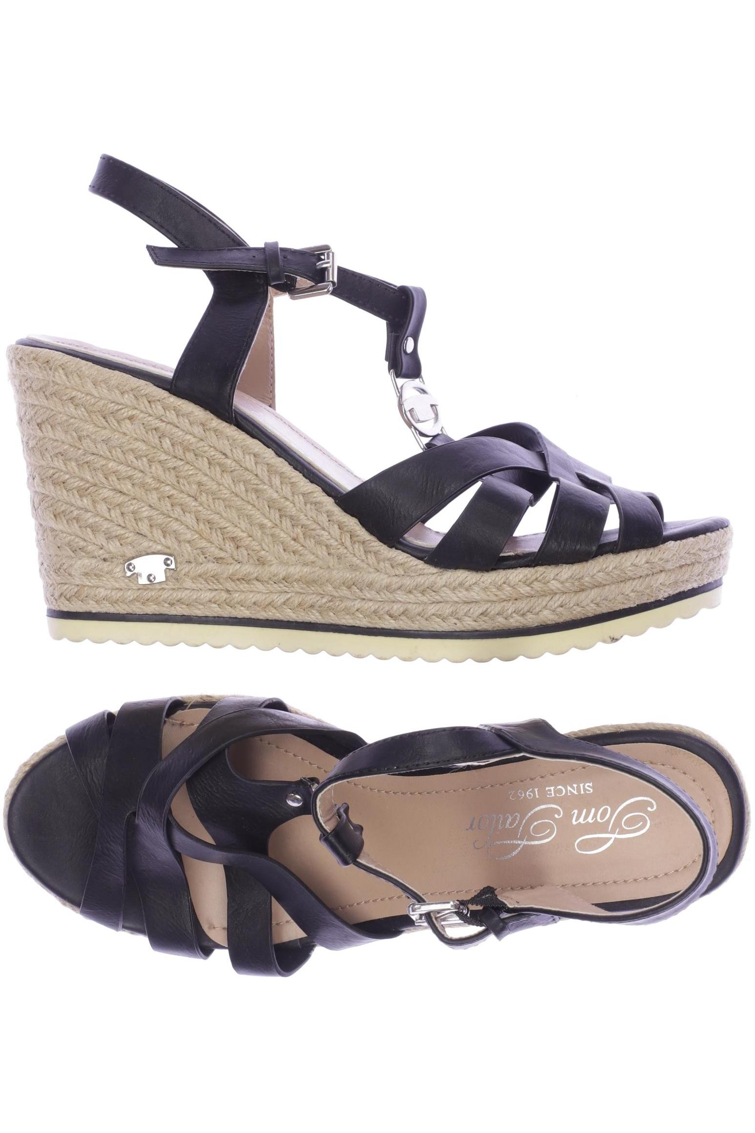 

Tom Tailor Damen Sandale, schwarz, Gr. 41