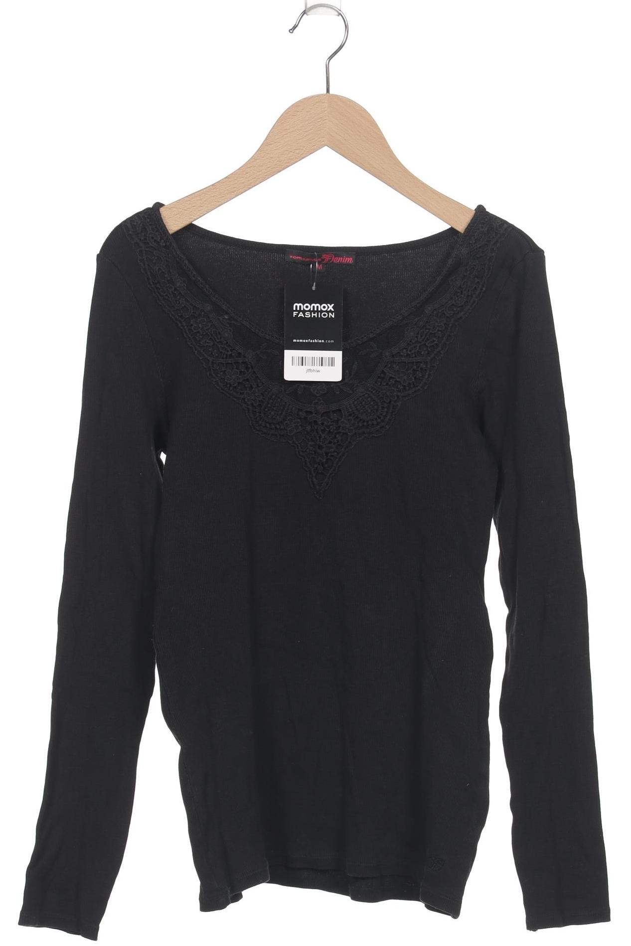 

Tom Tailor Damen Langarmshirt, schwarz, Gr. 38