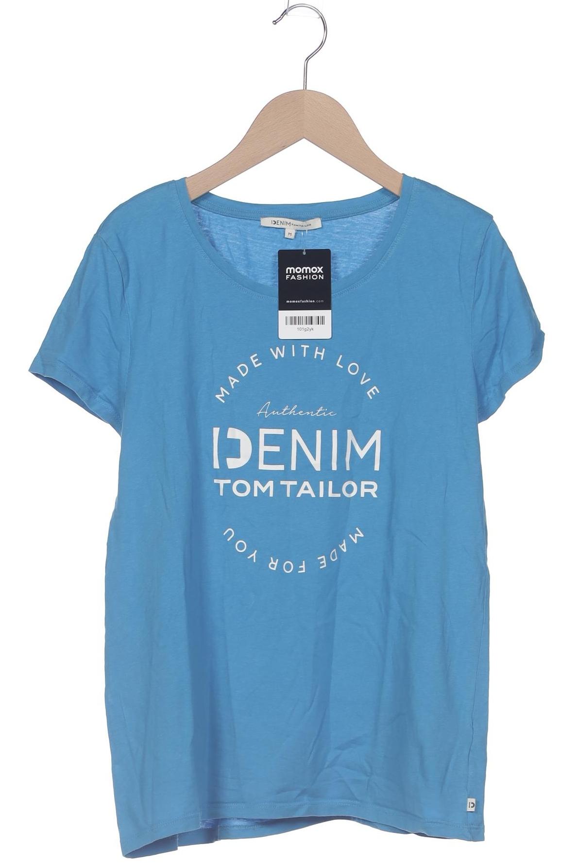 

Tom Tailor Damen T-Shirt, blau, Gr. 38