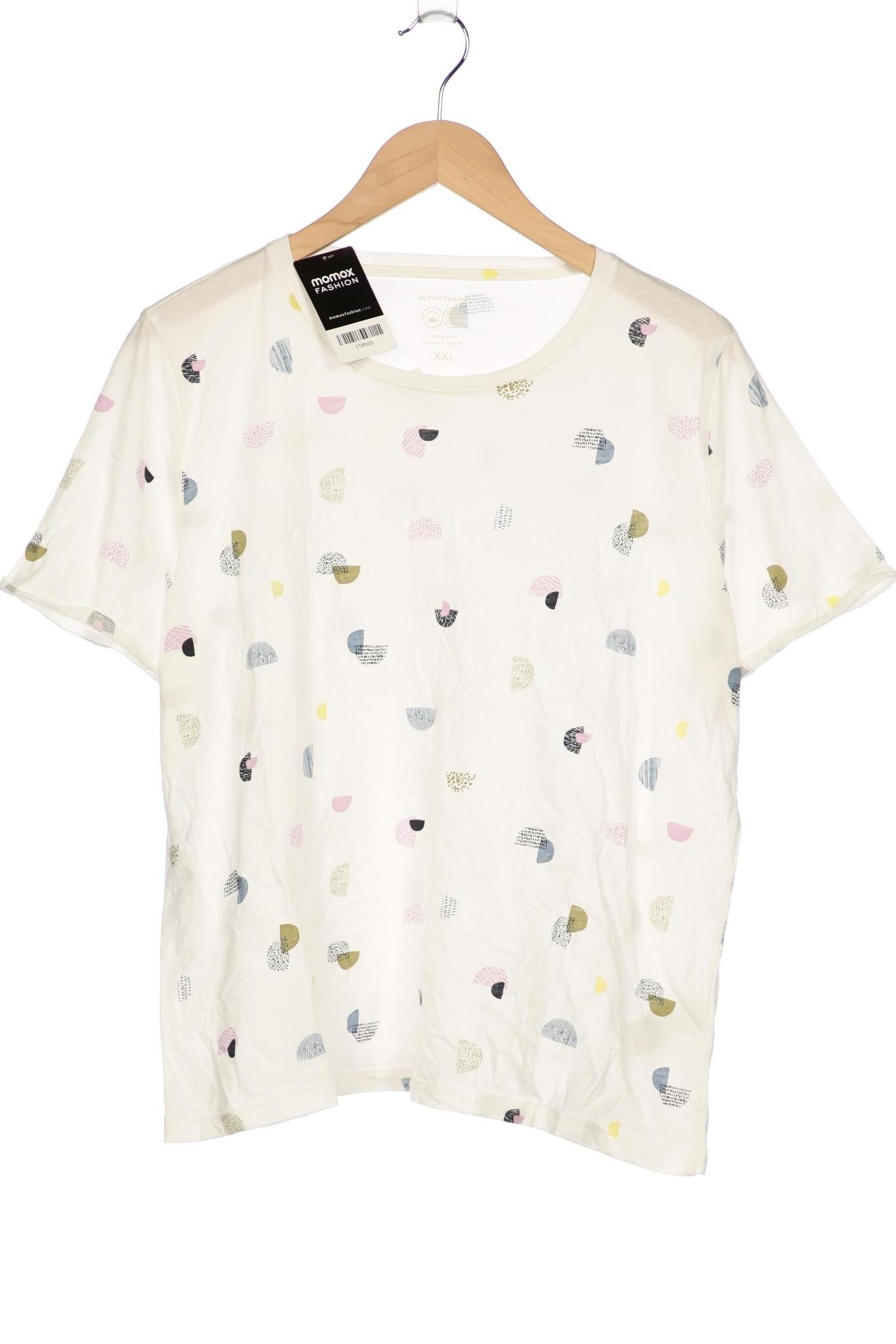 

Tom Tailor Damen T-Shirt, weiß, Gr. 46
