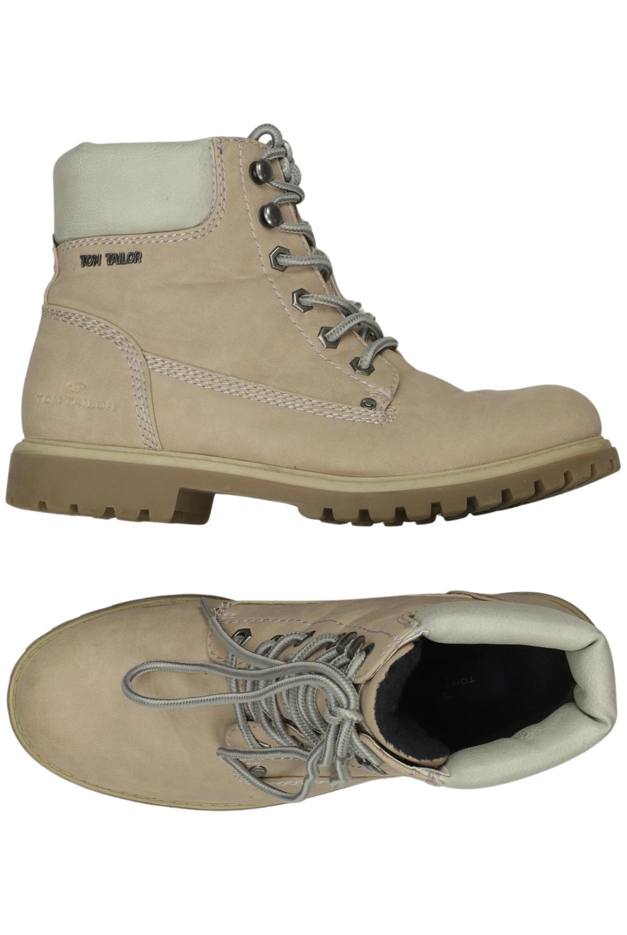 

Tom Tailor Damen Stiefelette, beige, Gr. 38