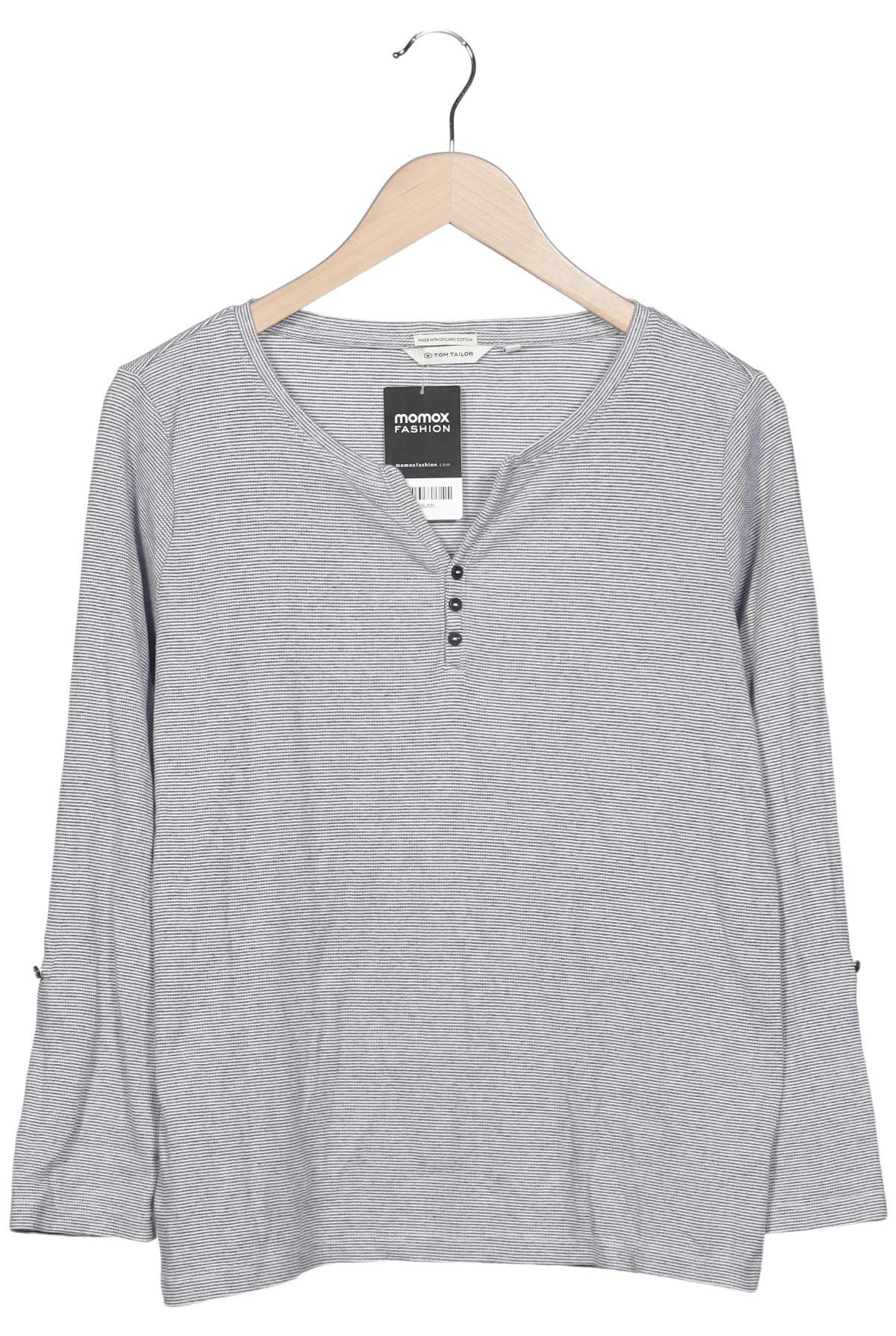 

Tom Tailor Damen Langarmshirt, grau, Gr. 44