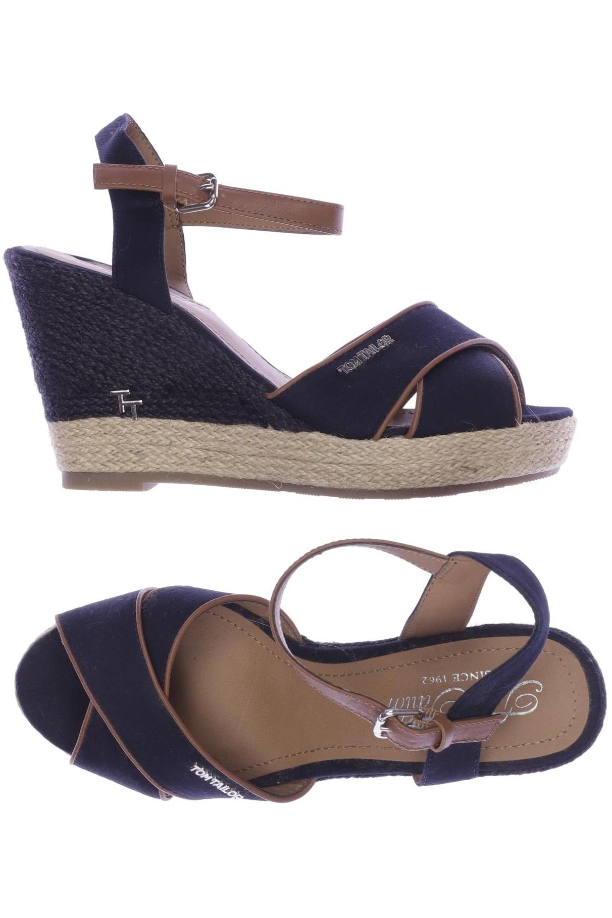 

Tom Tailor Damen Sandale, marineblau, Gr. 39