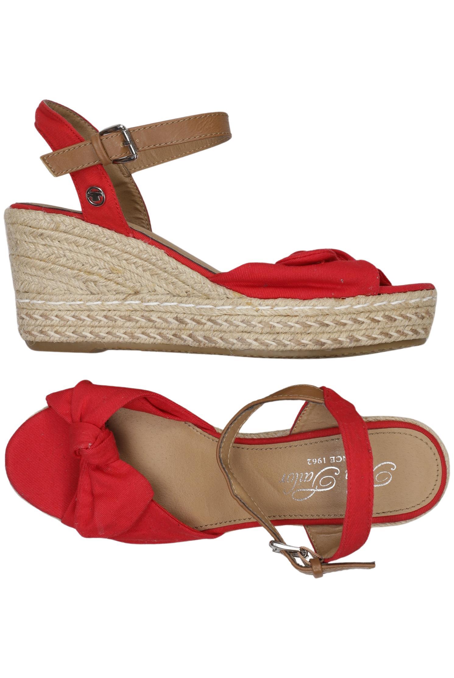 

Tom Tailor Damen Sandale, rot, Gr. 39