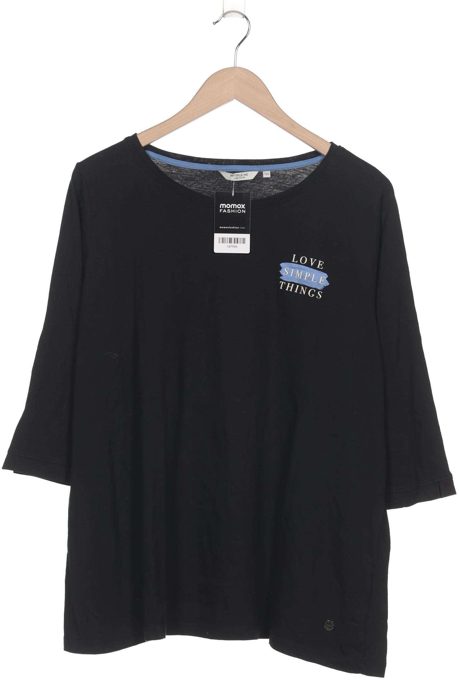 

Tom Tailor Damen Langarmshirt, schwarz, Gr. 50