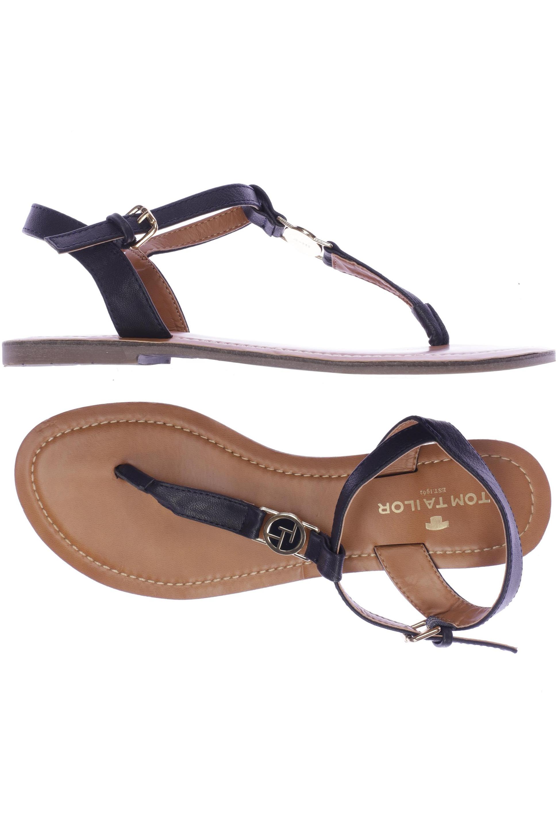 

Tom Tailor Damen Sandale, schwarz, Gr. 39