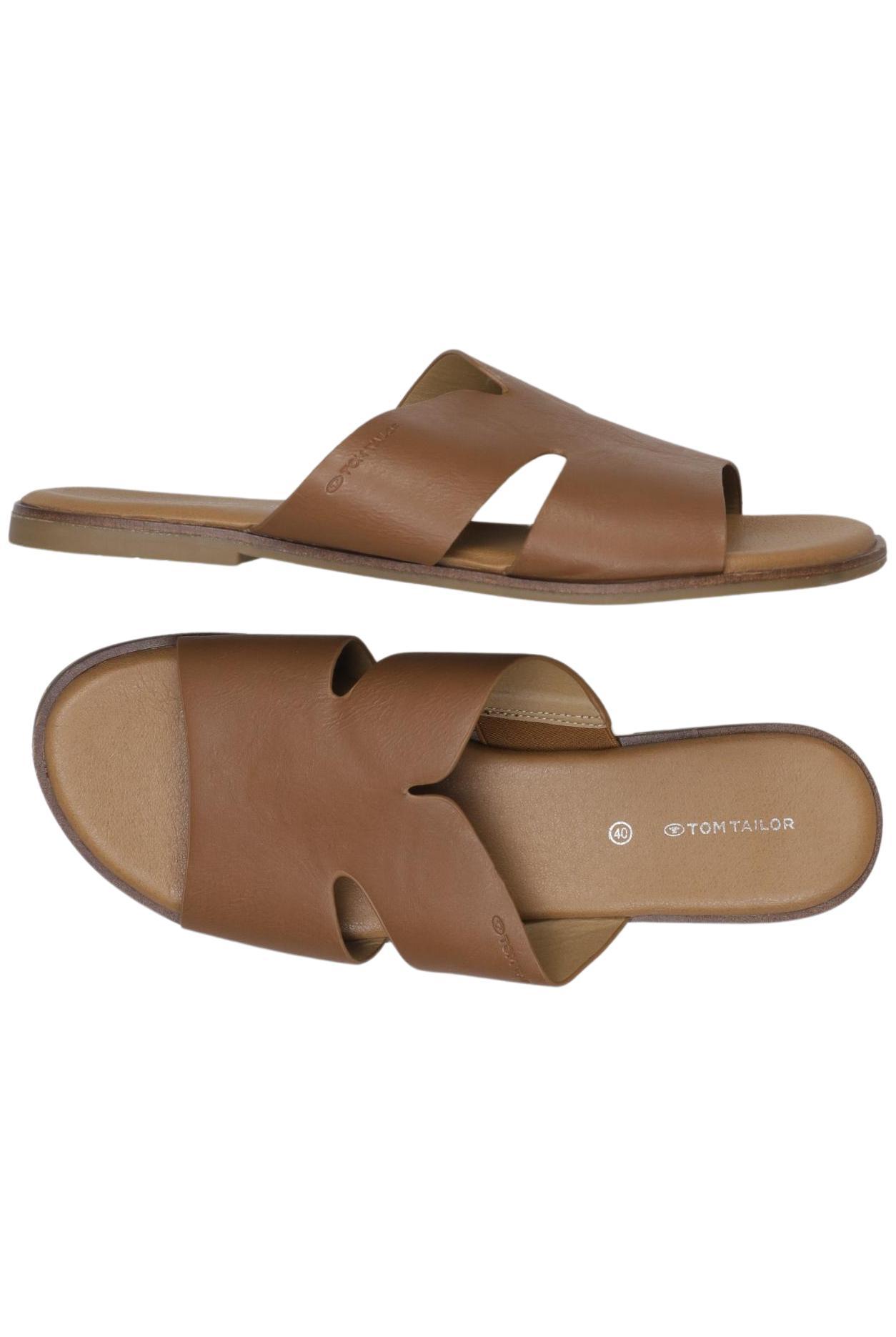 

Tom Tailor Damen Sandale, braun, Gr. 40