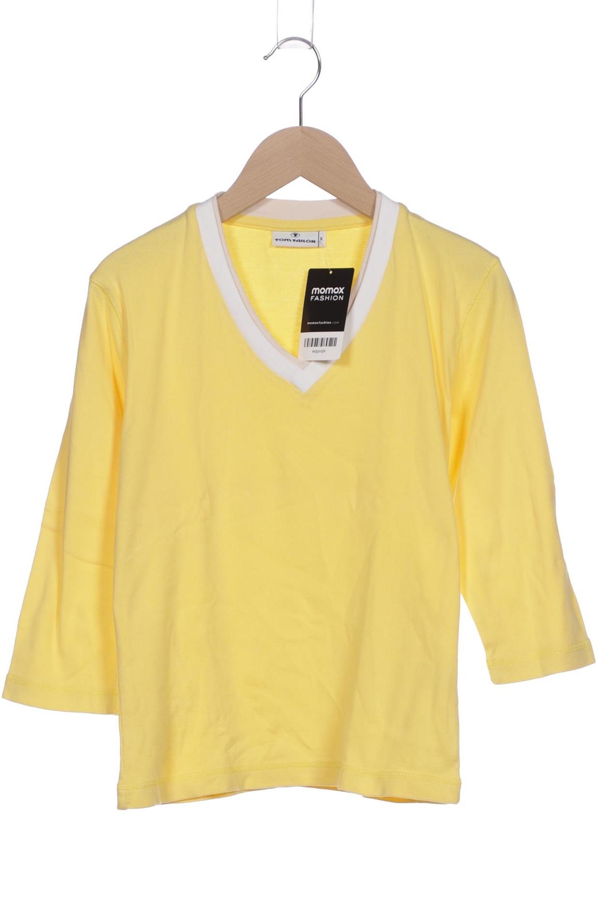 

Tom Tailor Damen Langarmshirt, gelb, Gr. 38