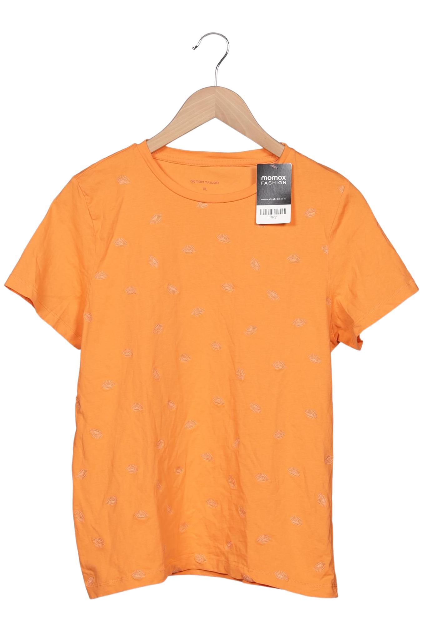 

Tom Tailor Damen T-Shirt, orange, Gr. 44
