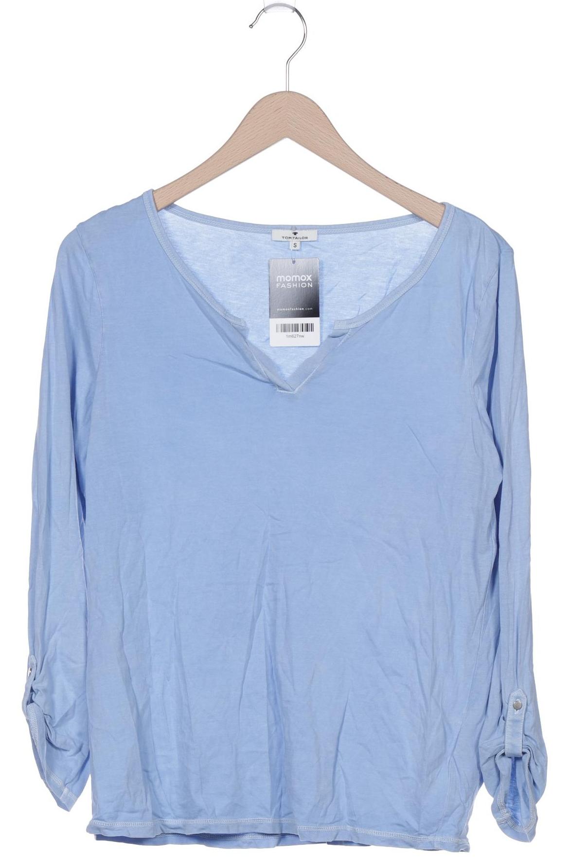 

Tom Tailor Damen Langarmshirt, hellblau, Gr. 36