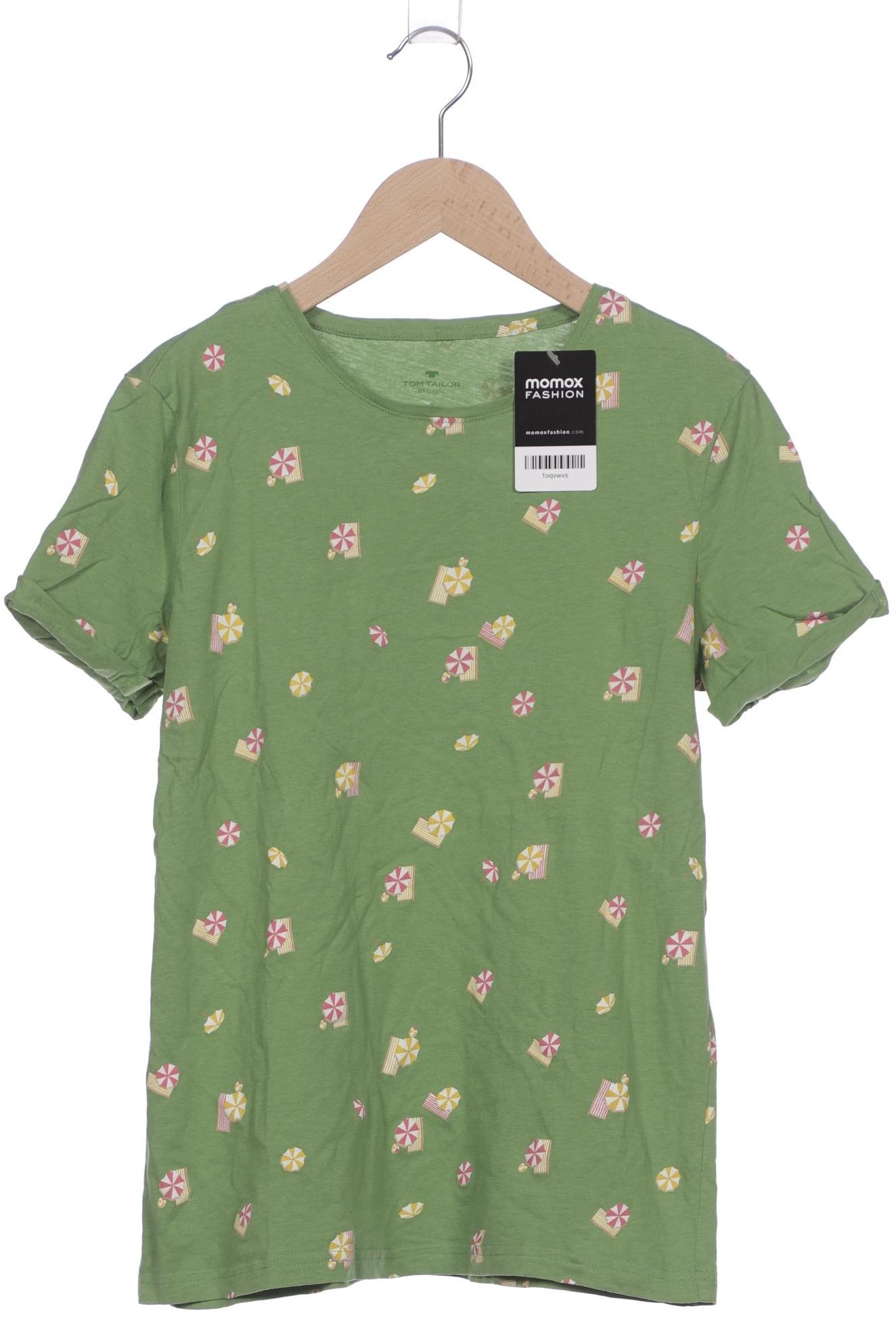 

Tom Tailor Damen T-Shirt, grün, Gr. 36