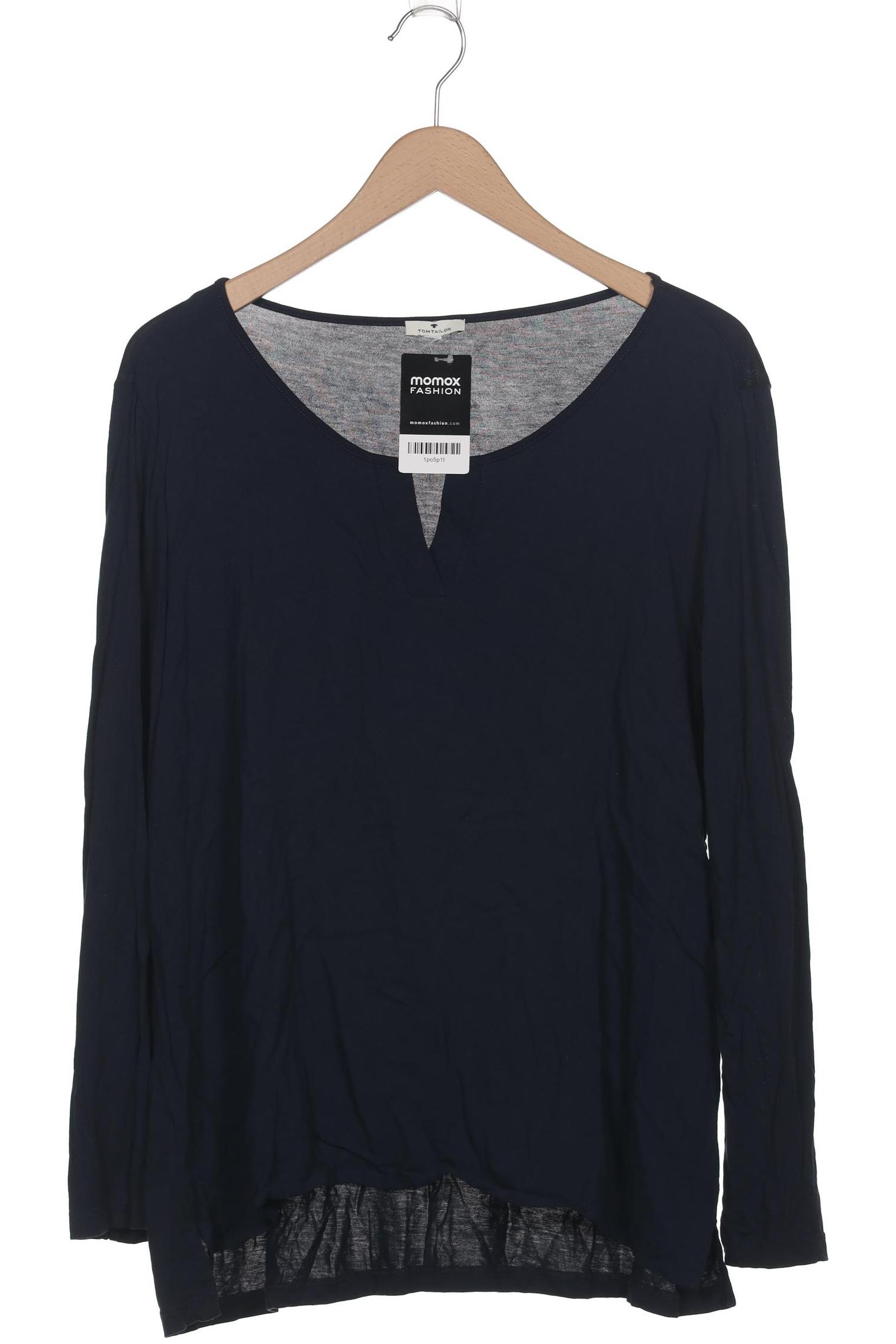 

Tom Tailor Damen Langarmshirt, marineblau, Gr. 48