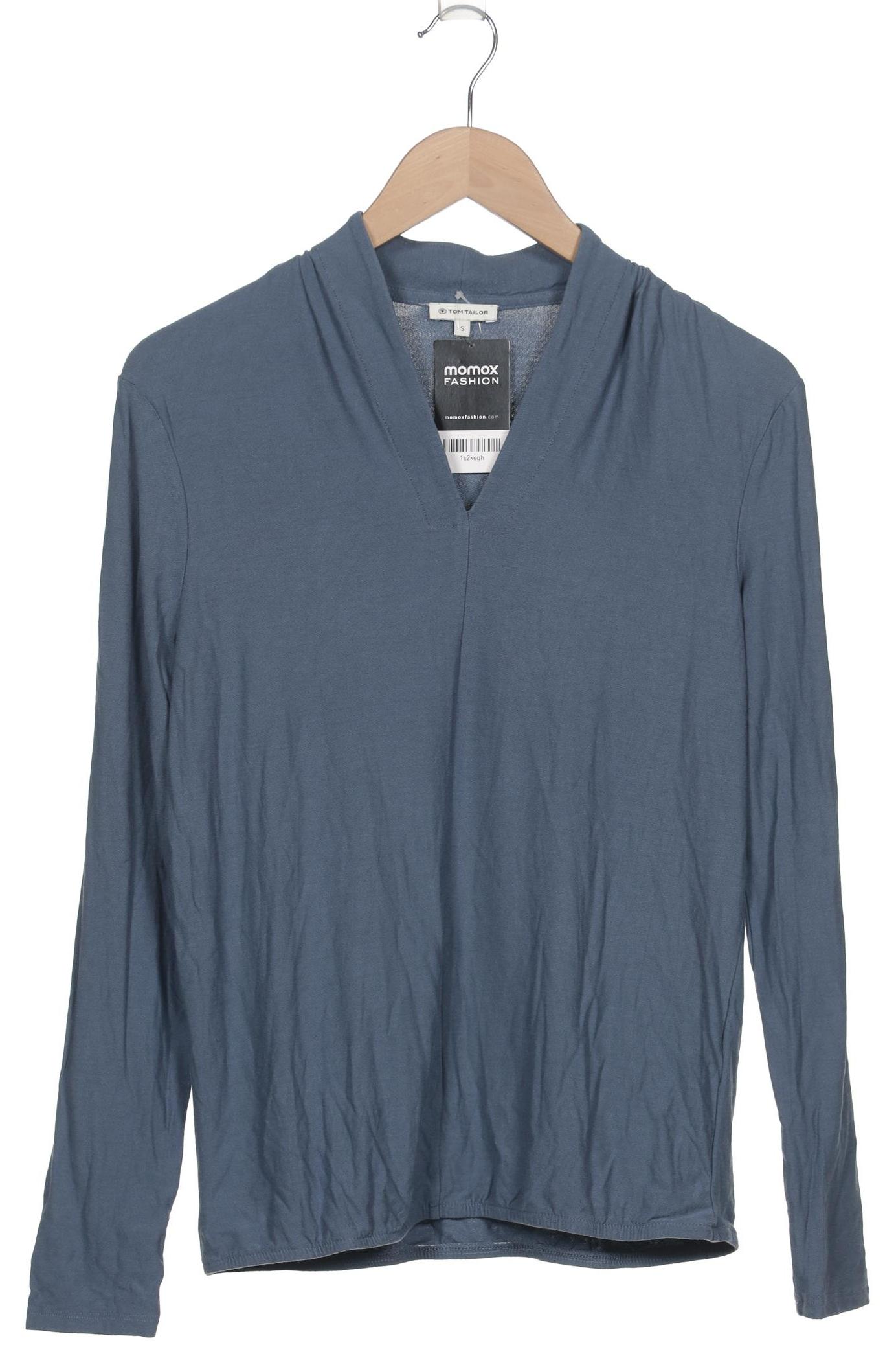 

Tom Tailor Damen Langarmshirt, blau, Gr. 36