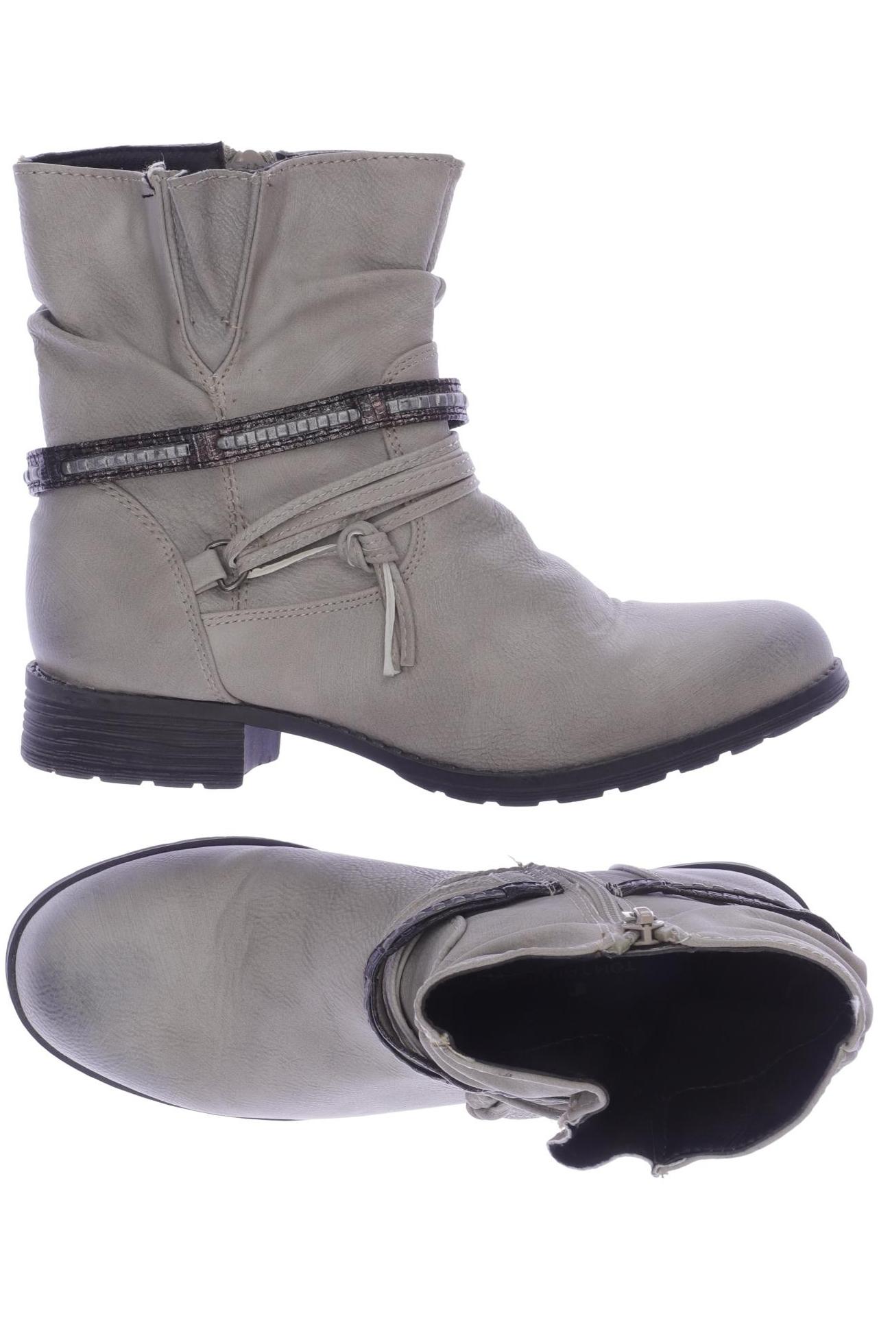 

Tom Tailor Damen Stiefelette, grau