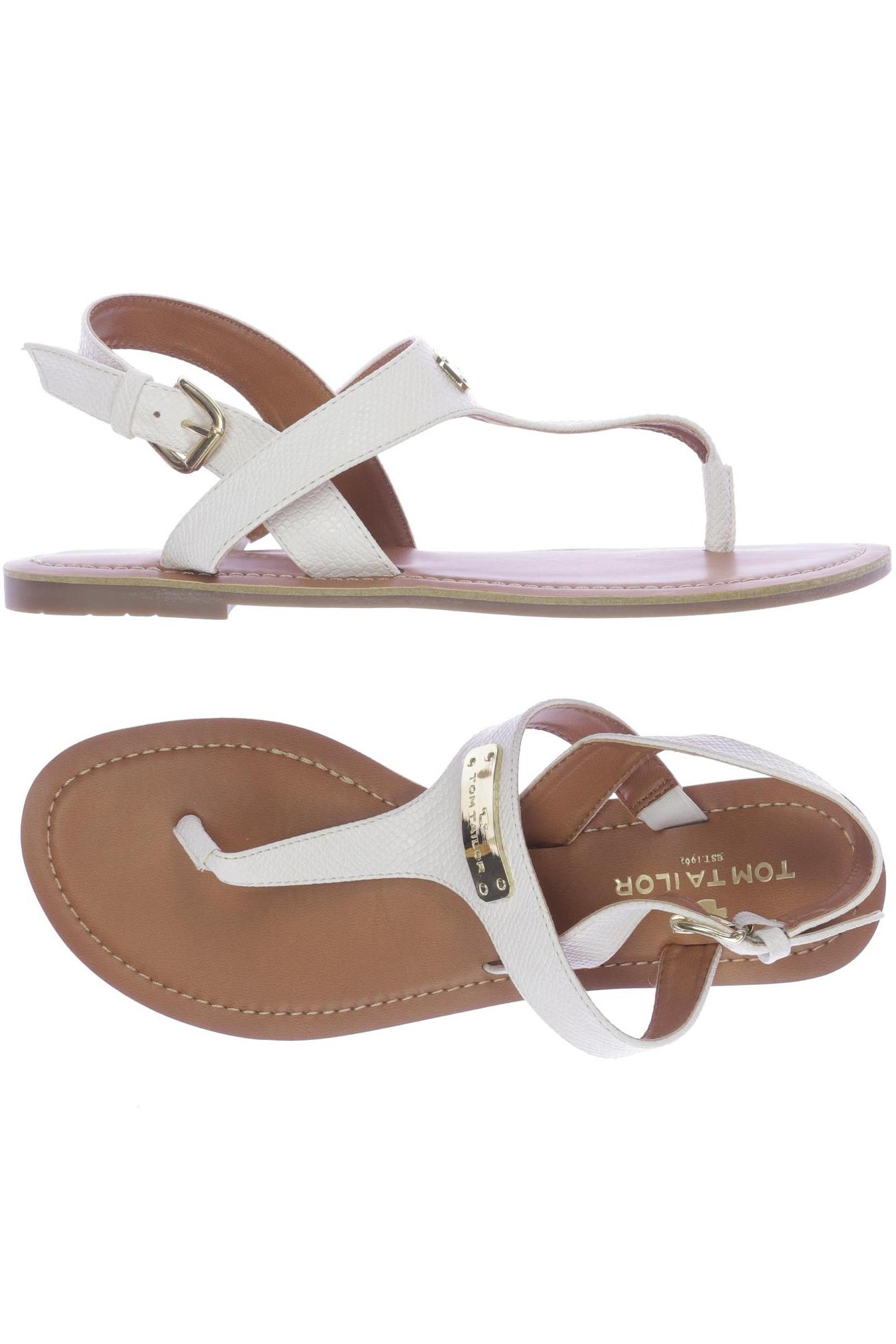 

Tom Tailor Damen Sandale, weiß