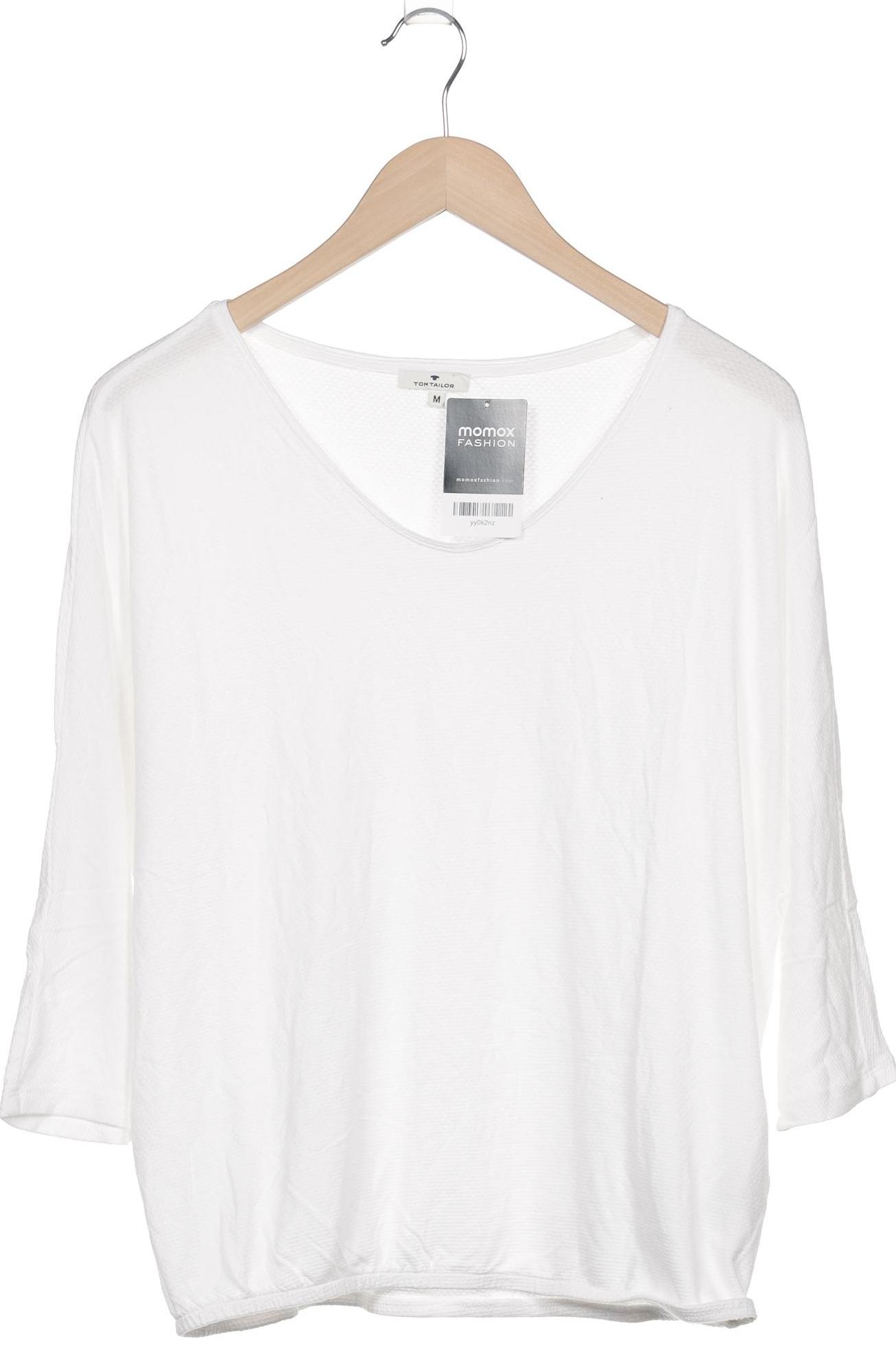

Tom Tailor Damen Langarmshirt, weiß, Gr. 38