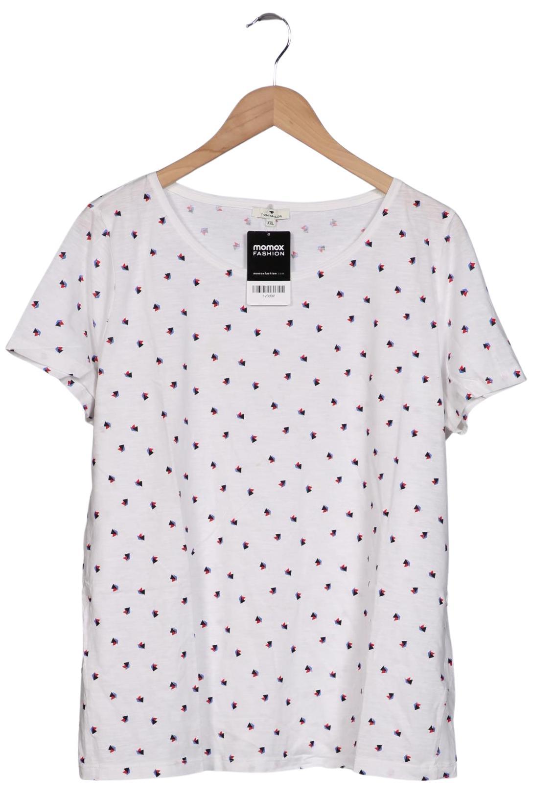 

Tom Tailor Damen T-Shirt, weiß, Gr. 46