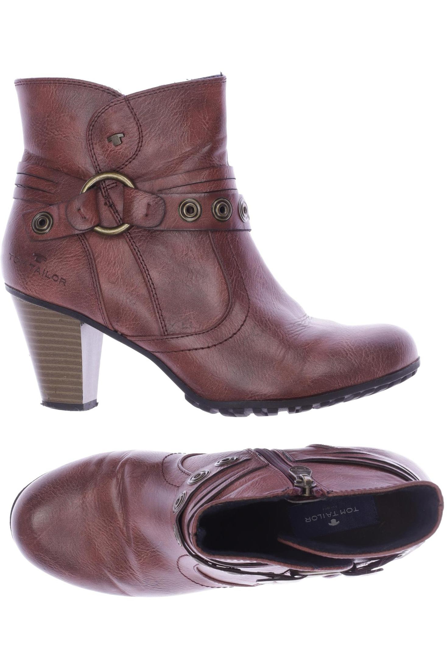 

Tom Tailor Damen Stiefelette, bordeaux