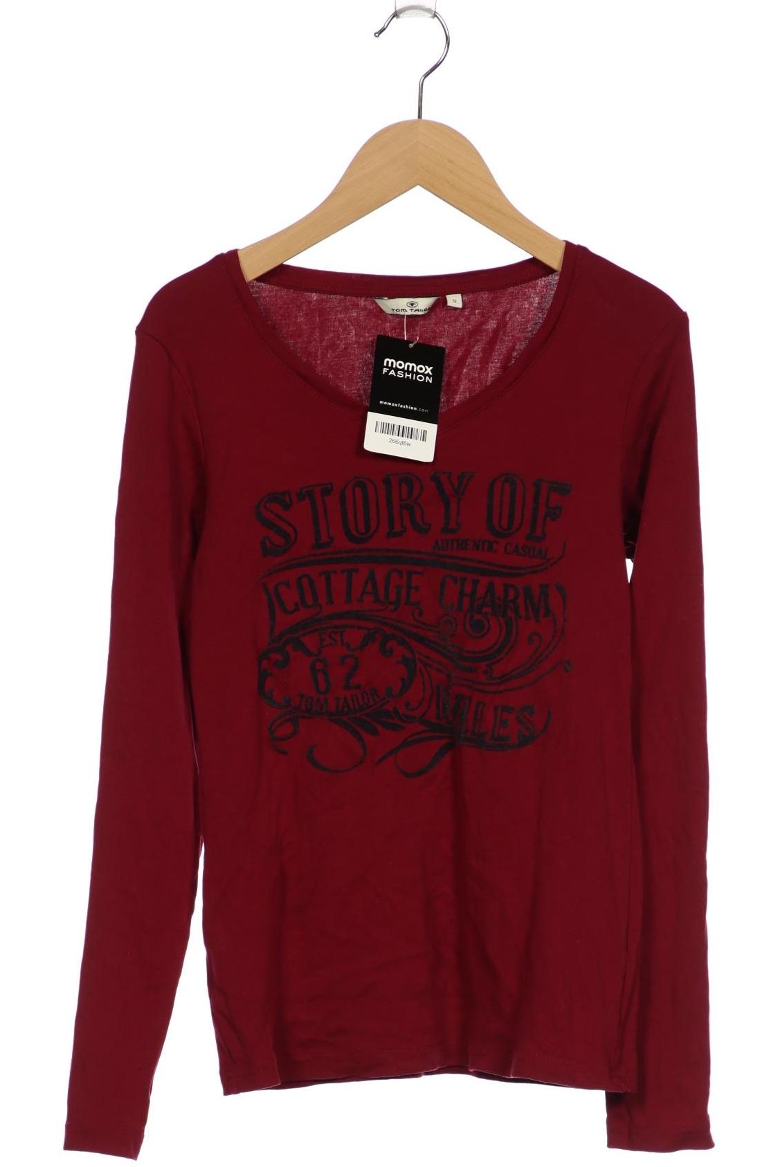Thumbnail - Tom Tailor Damen Langarmshirt, bordeaux, Gr. 36
