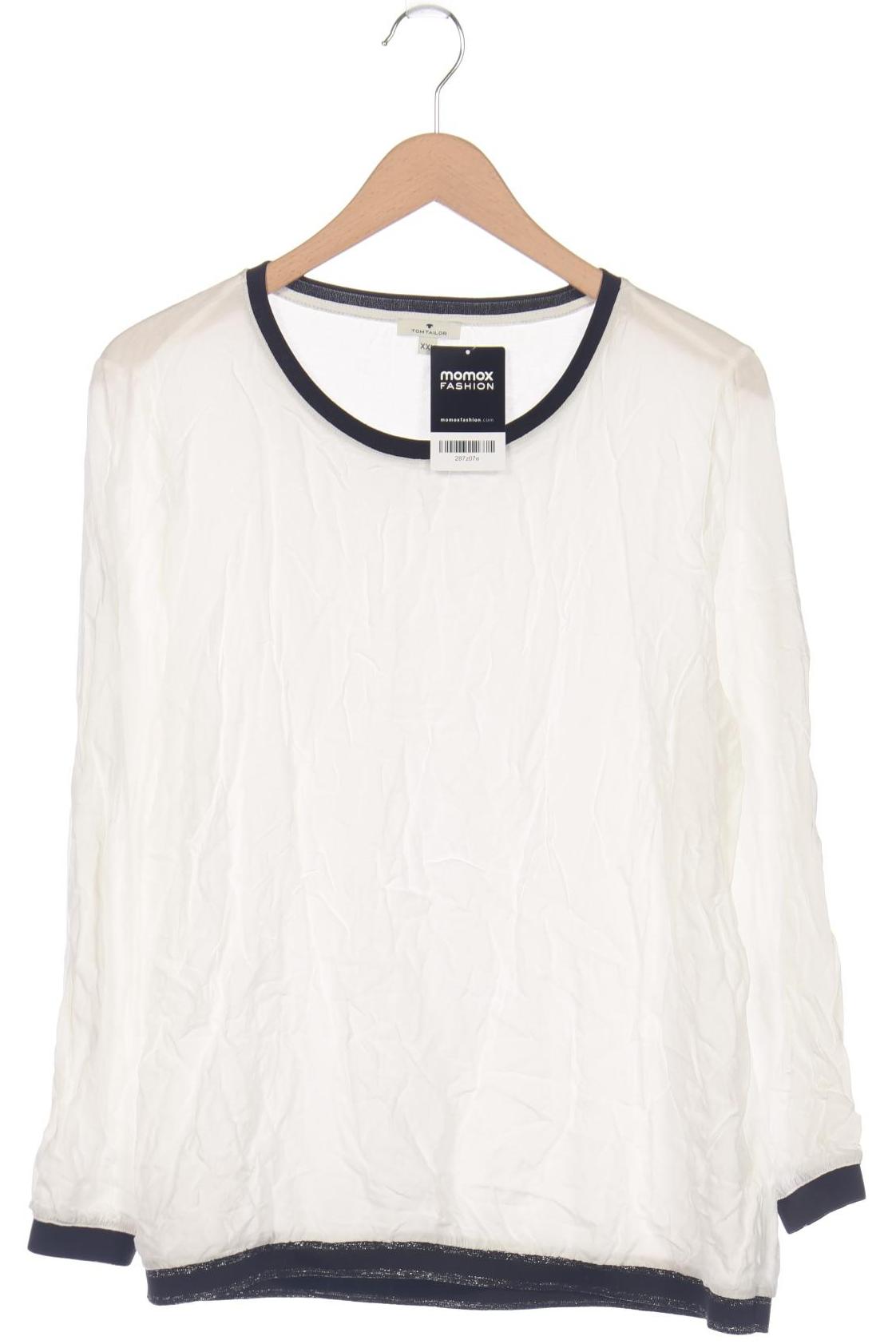 

Tom Tailor Damen Langarmshirt, cremeweiß, Gr. 46