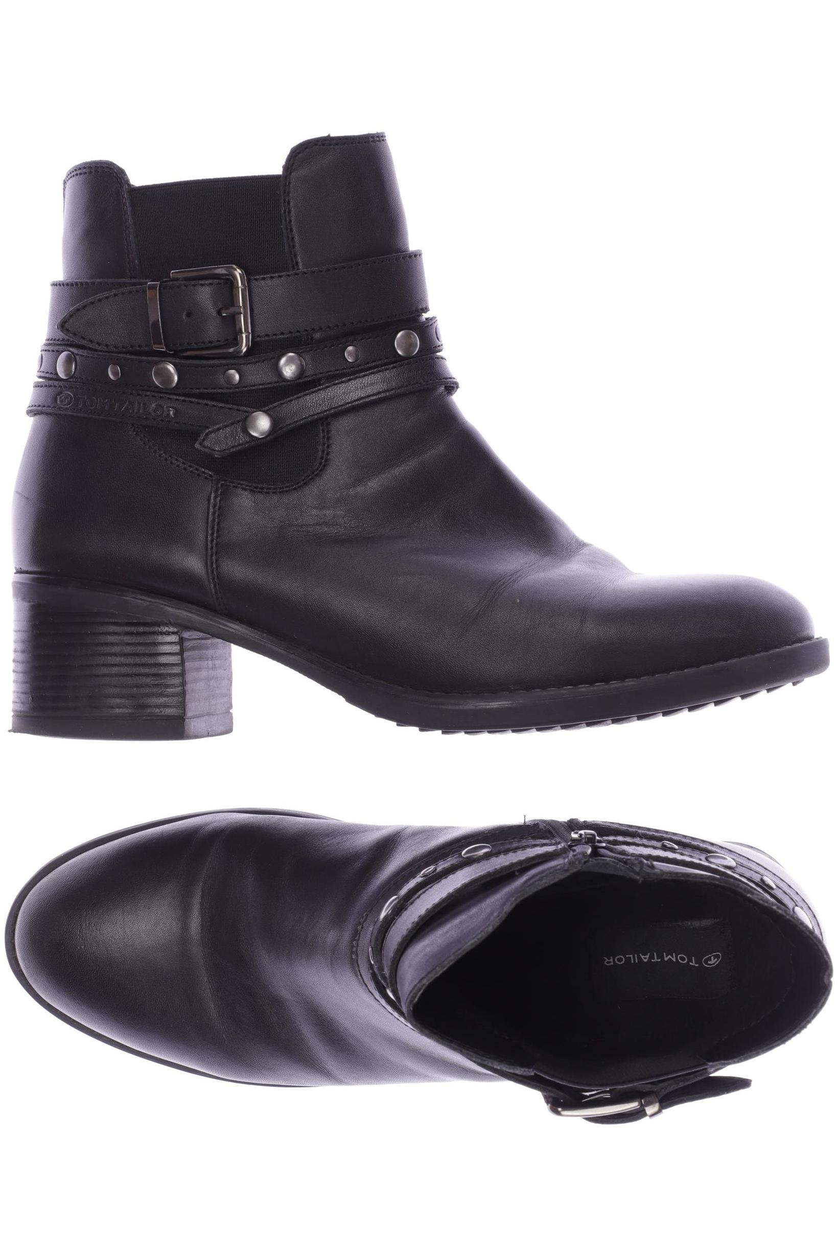 

Tom Tailor Damen Stiefelette, schwarz