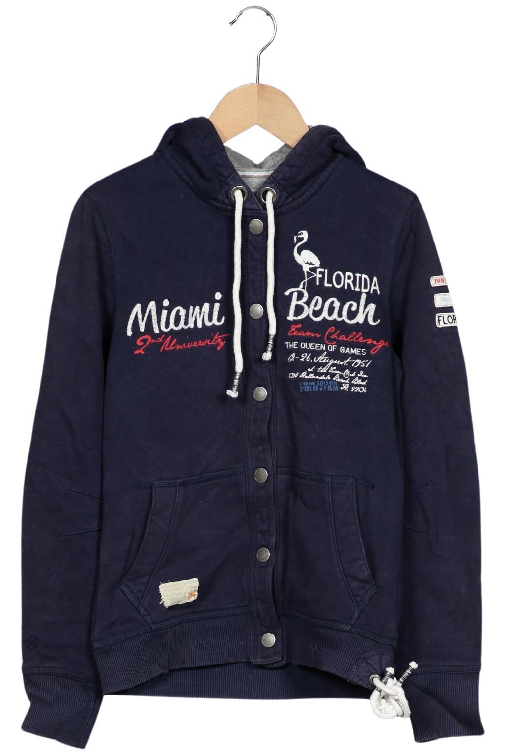 

Tom Tailor Damen Kapuzenpullover, marineblau, Gr. 34