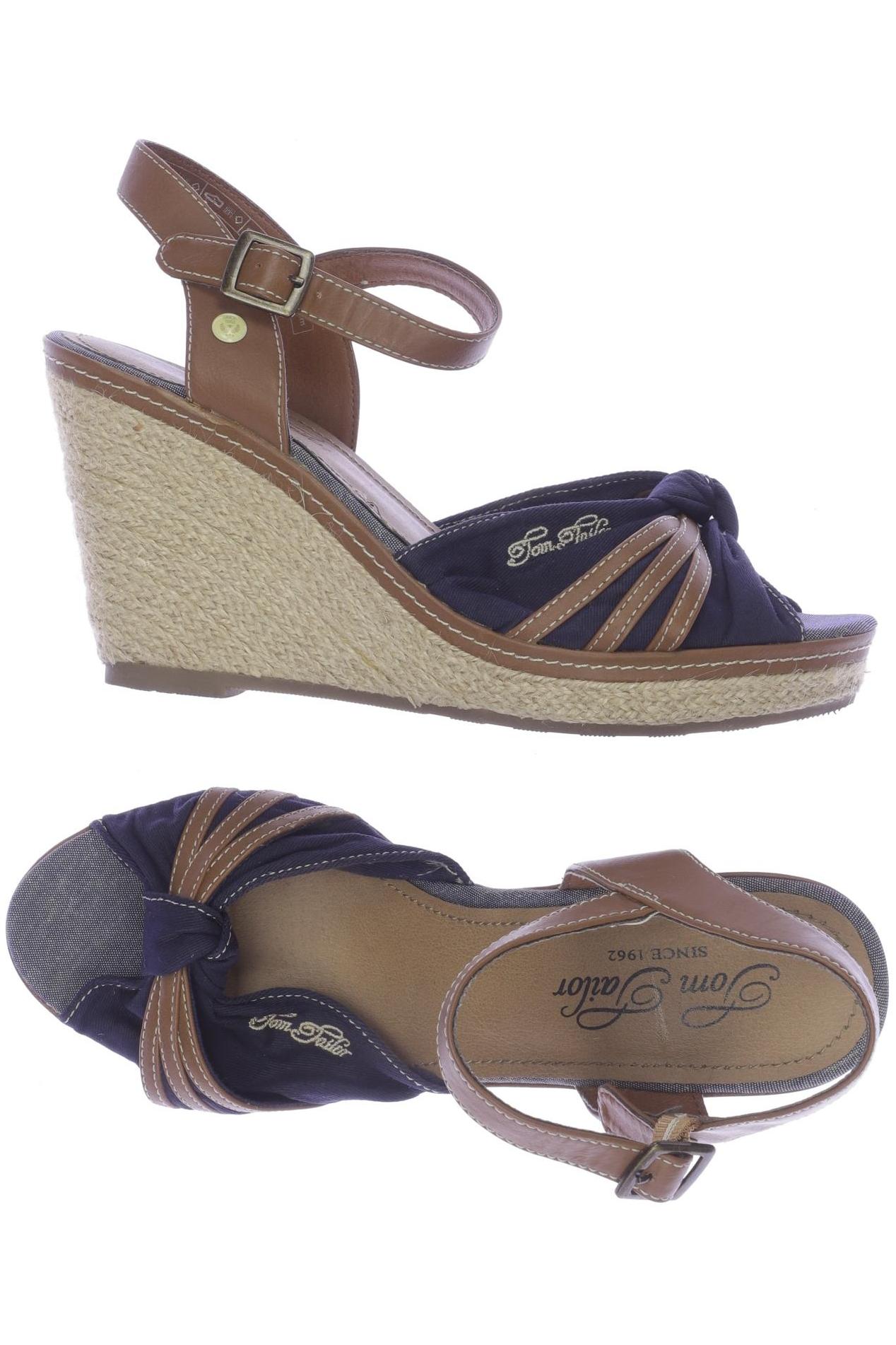 

Tom Tailor Damen Sandale, marineblau, Gr. 41