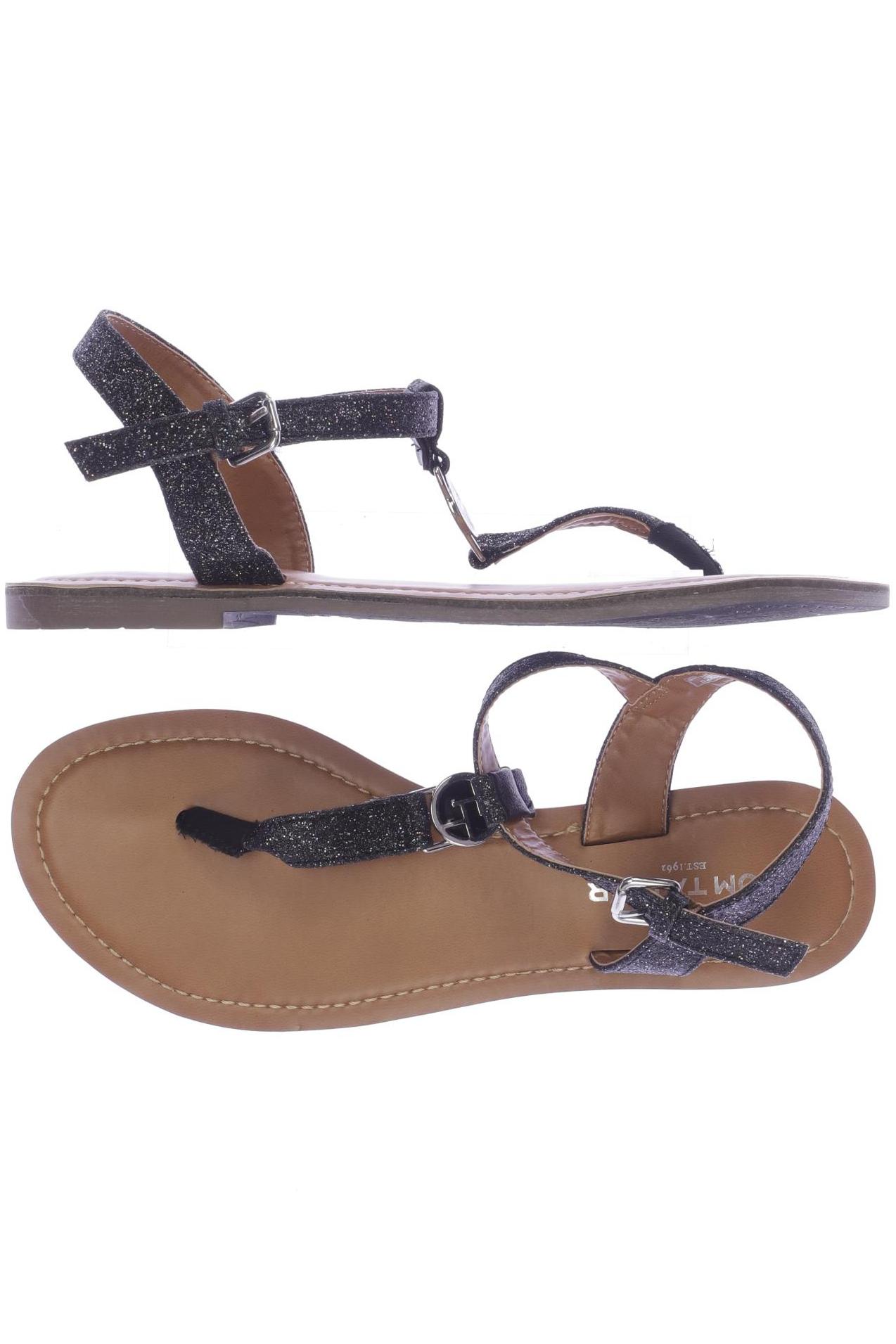 

Tom Tailor Damen Sandale, schwarz, Gr. 37