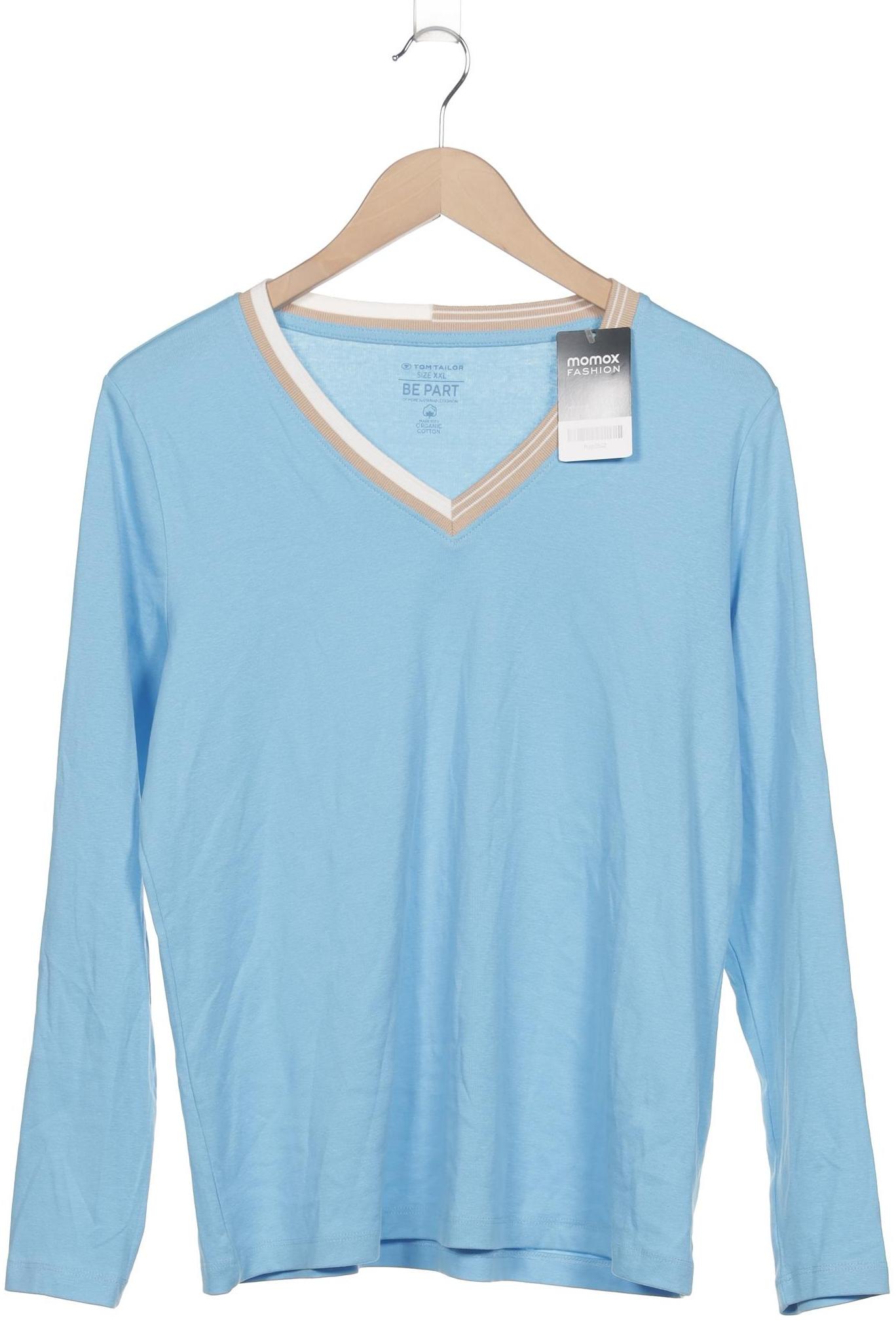 

Tom Tailor Damen Langarmshirt, hellblau, Gr. 46