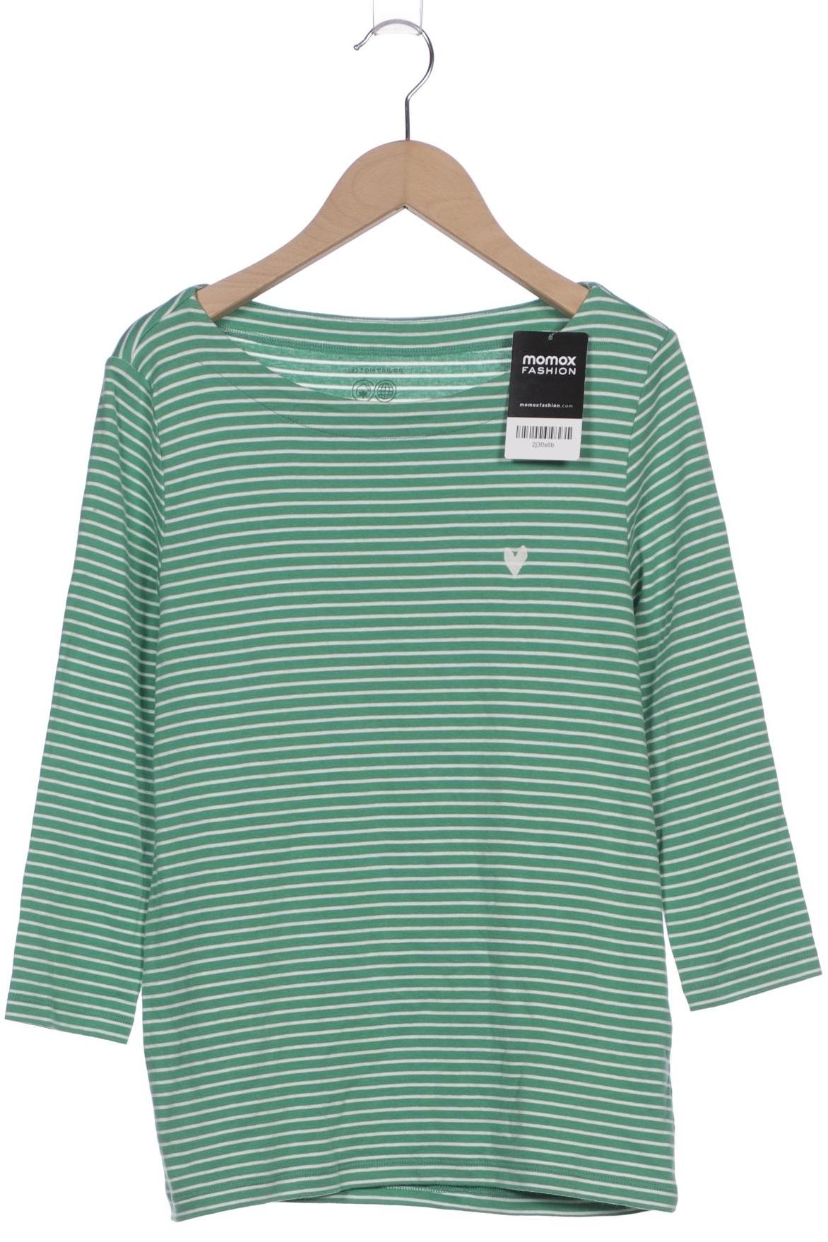 

Tom Tailor Damen Langarmshirt, grün, Gr. 38