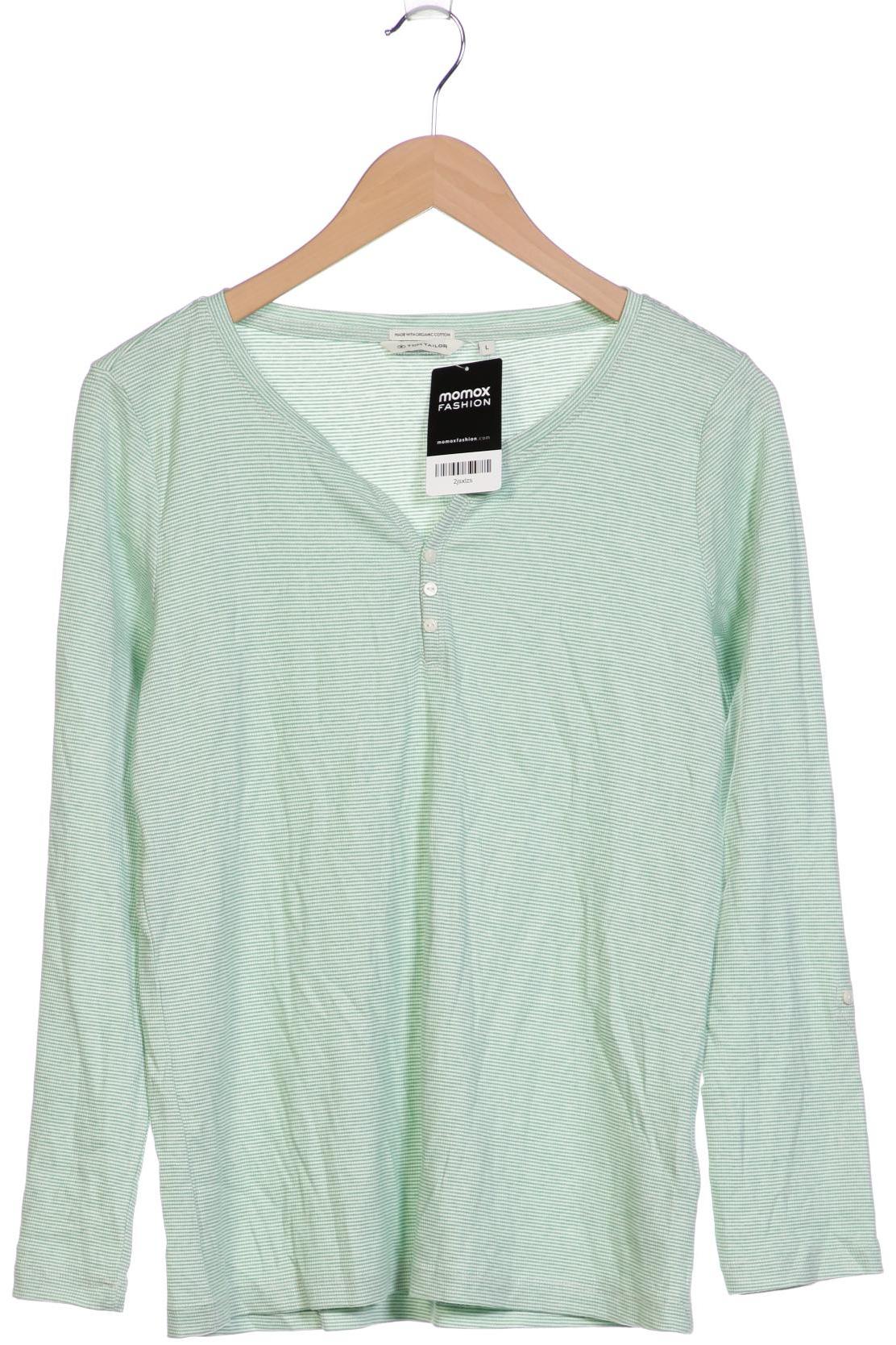 

Tom Tailor Damen Langarmshirt, grün, Gr. 42