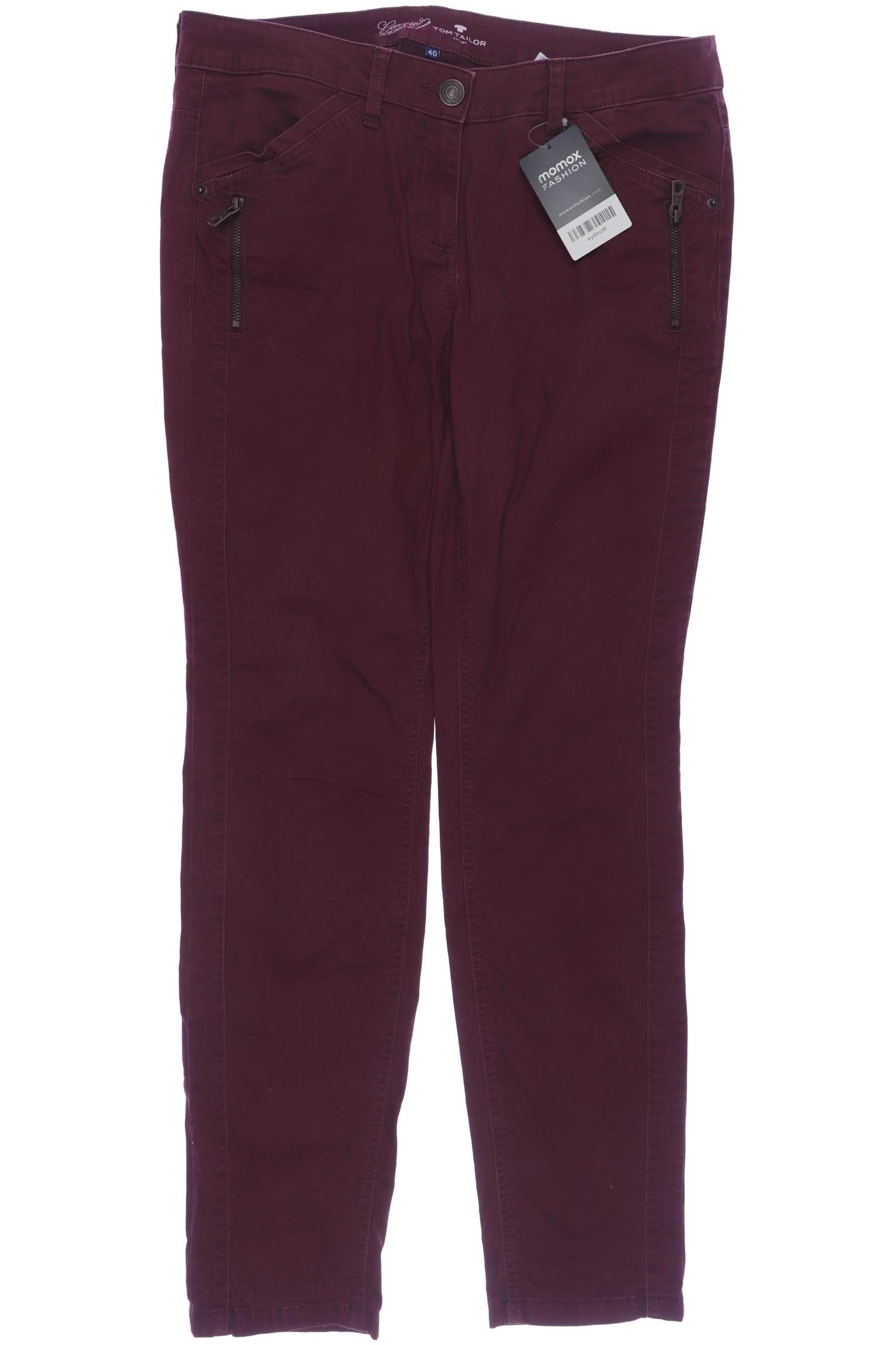 

Tom Tailor Damen Stoffhose, bordeaux, Gr. 40