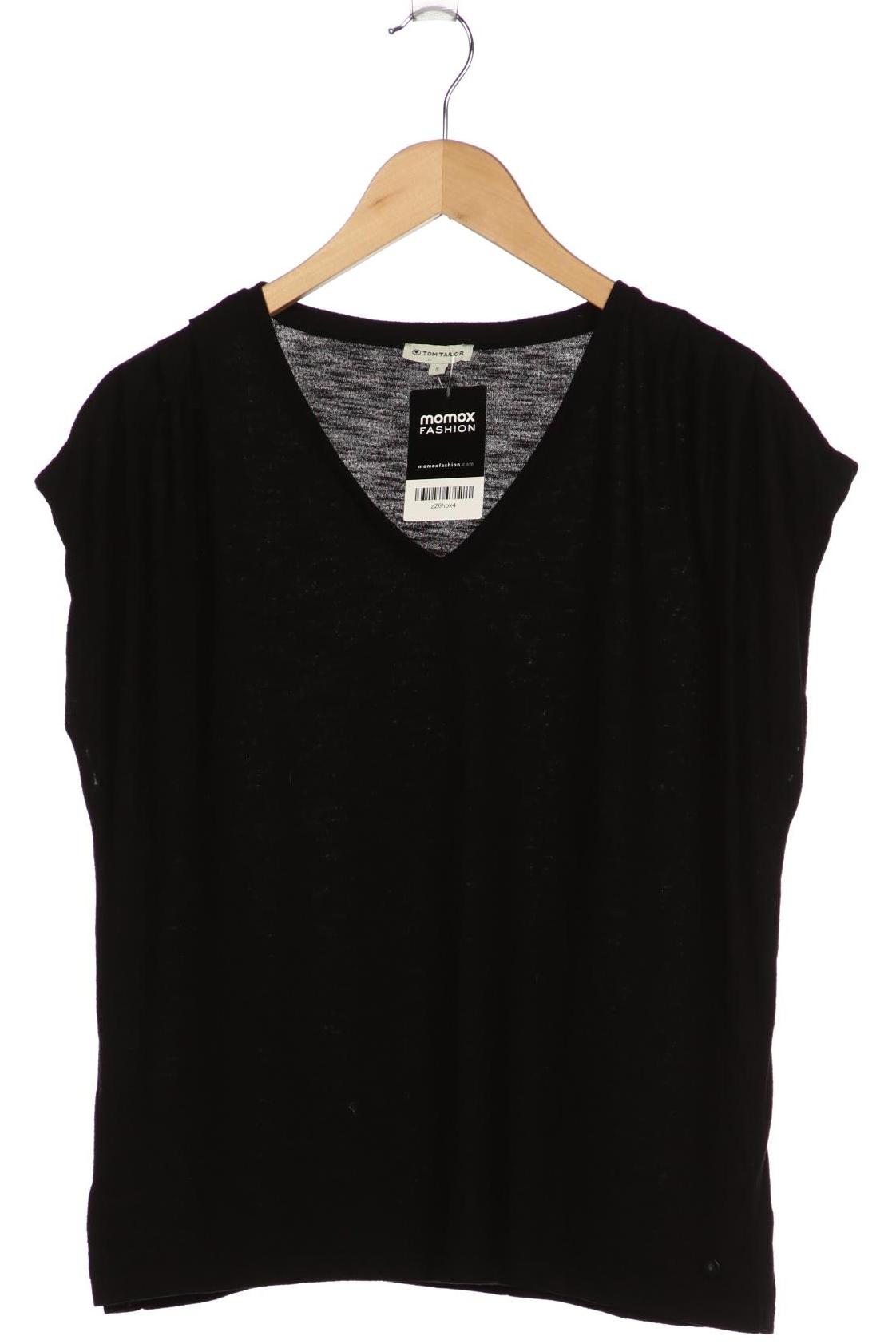 

Tom Tailor Damen T-Shirt, schwarz, Gr. 36