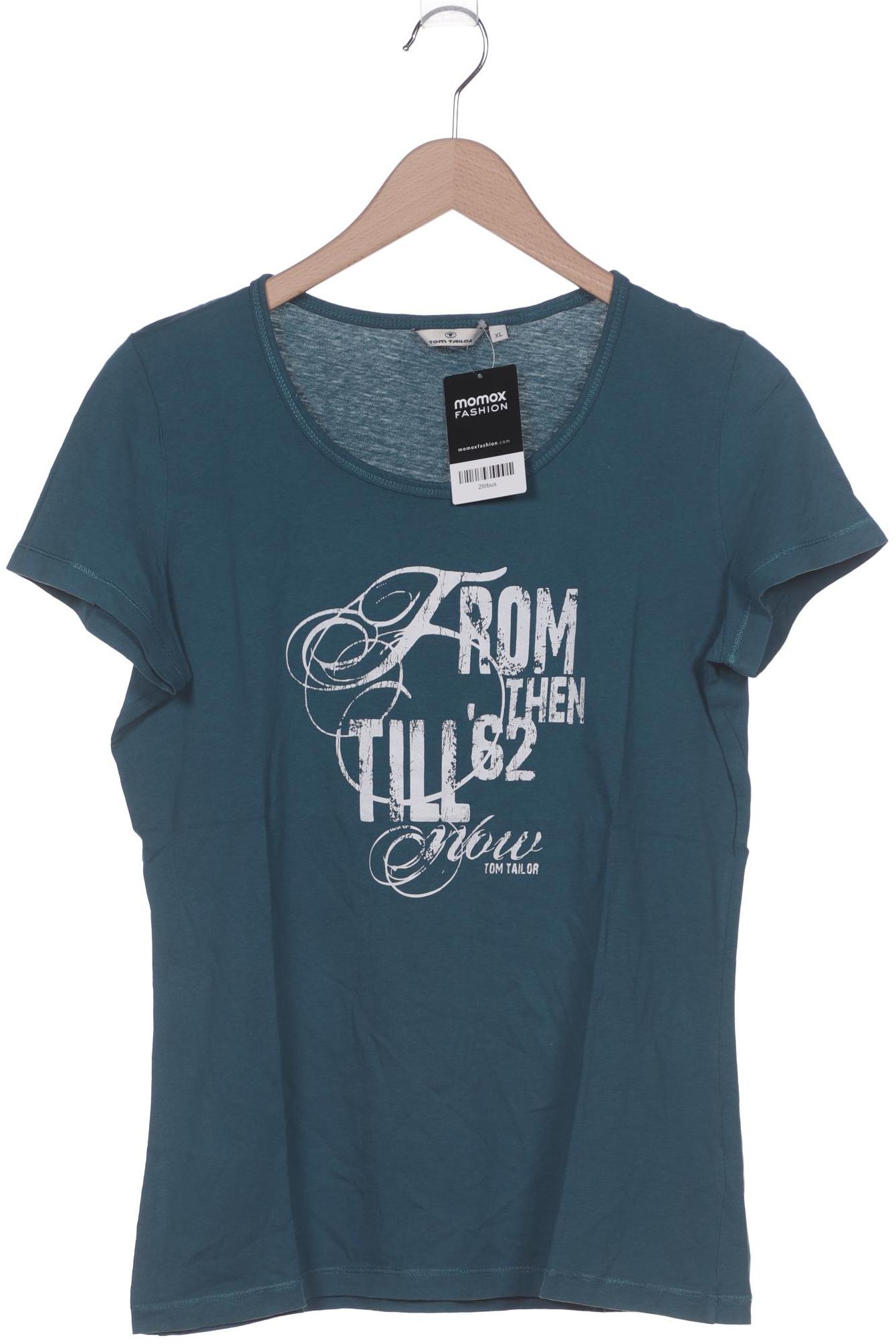 

Tom Tailor Damen T-Shirt, türkis, Gr. 44