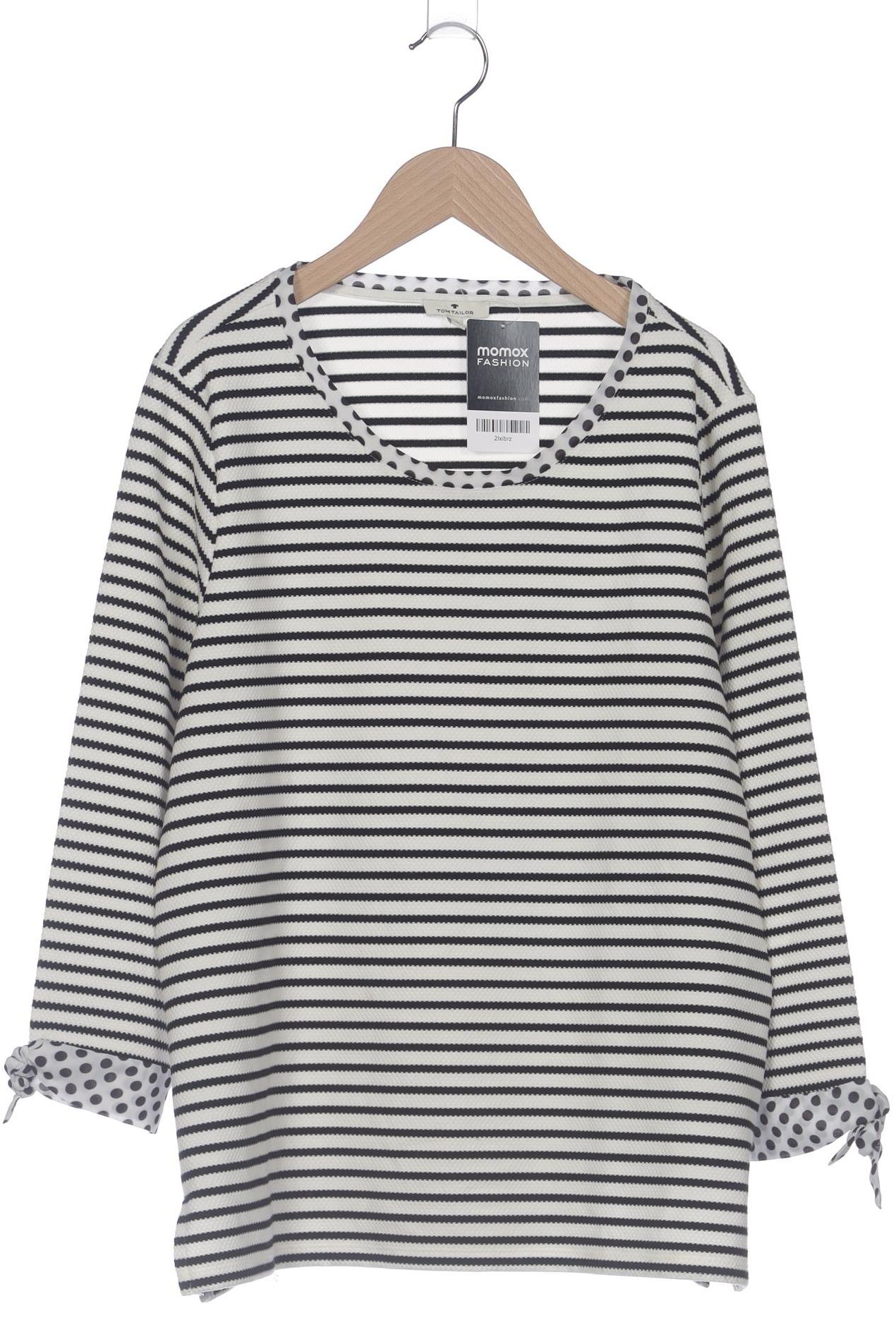 

Tom Tailor Damen Langarmshirt, weiß, Gr. 42