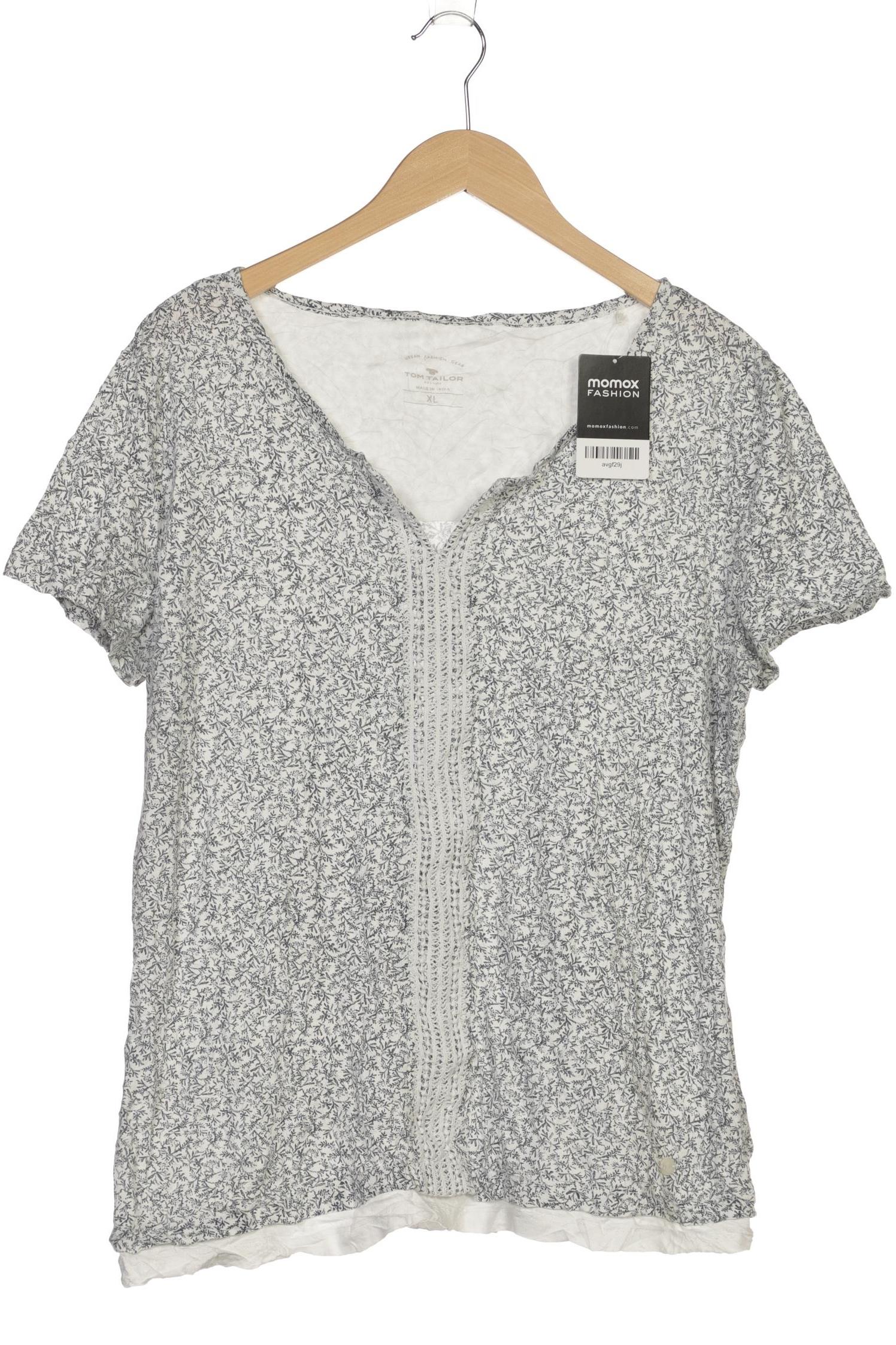 

Tom Tailor Damen T-Shirt, weiß, Gr. 44
