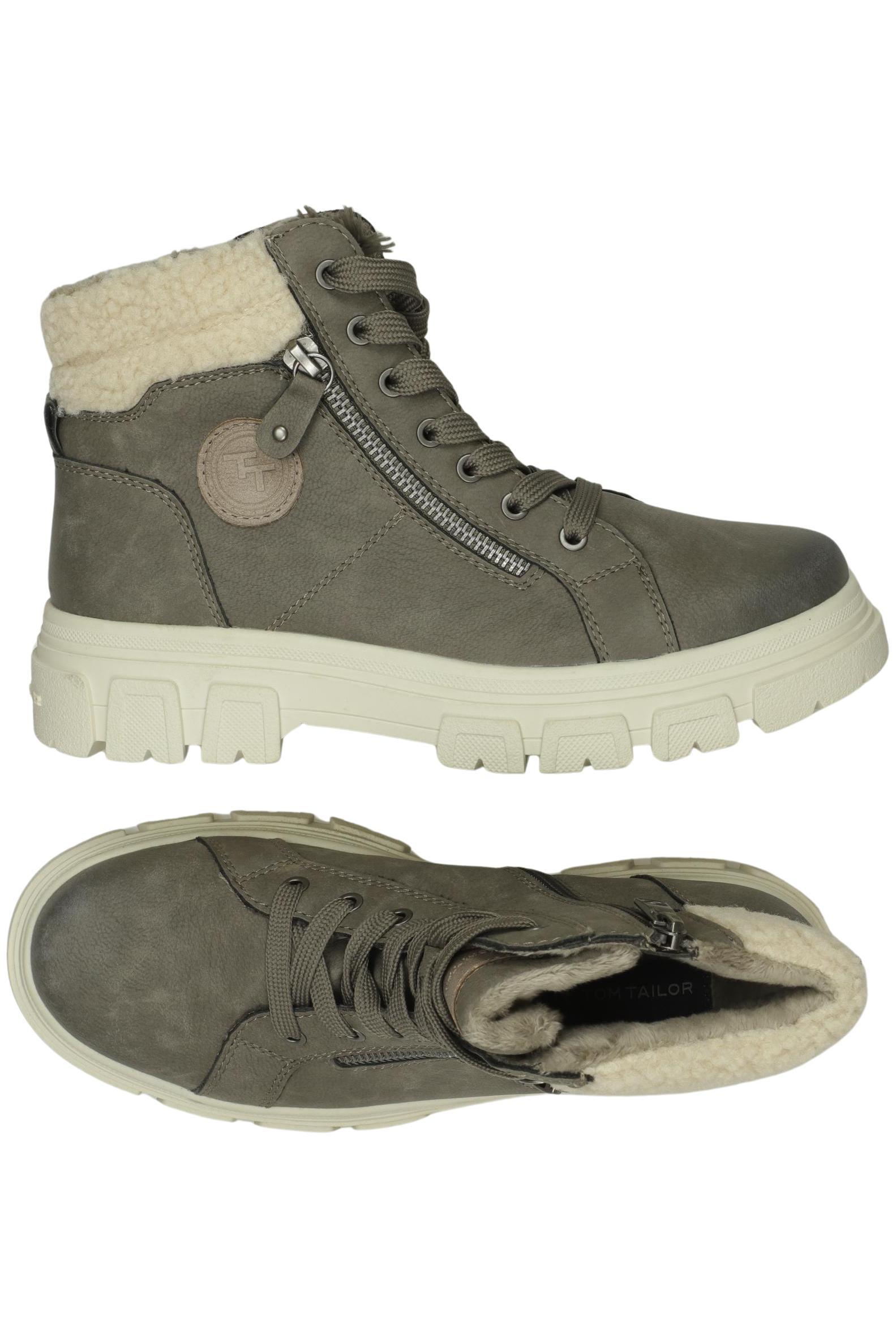 

Tom Tailor Damen Stiefelette, grün, Gr. 38