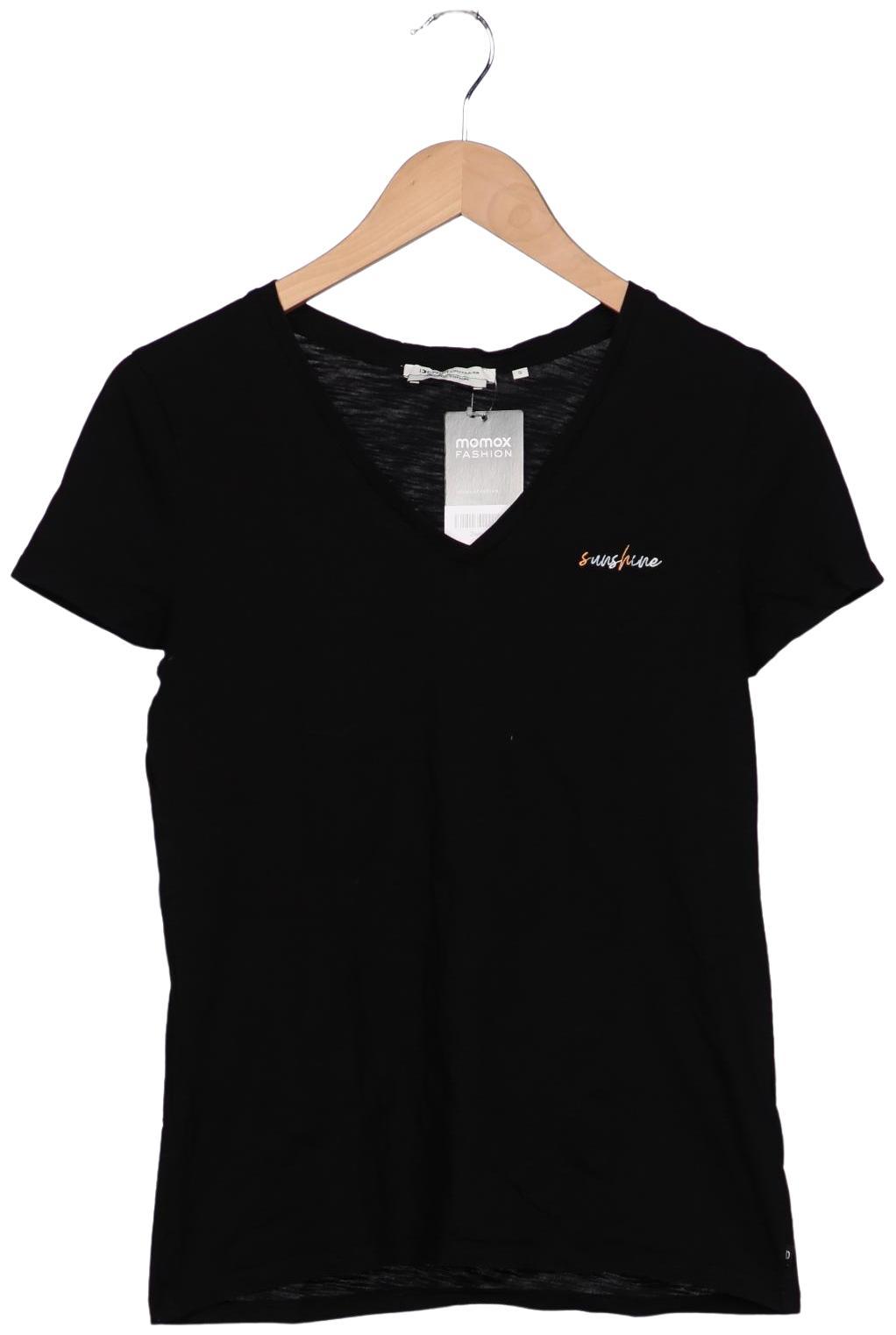 

Tom Tailor Damen T-Shirt, schwarz, Gr. 36