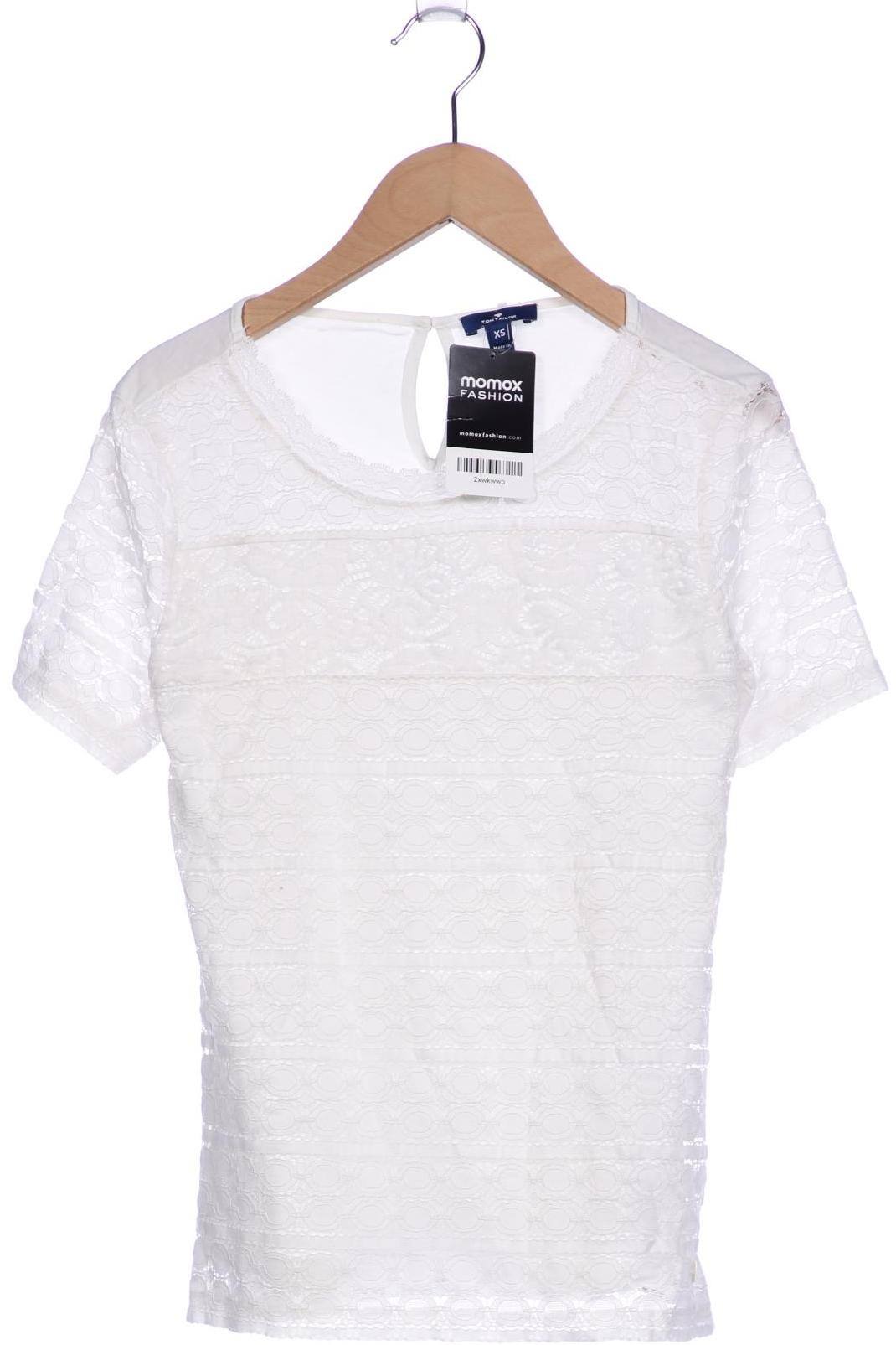 

Tom Tailor Damen T-Shirt, weiß, Gr. 34